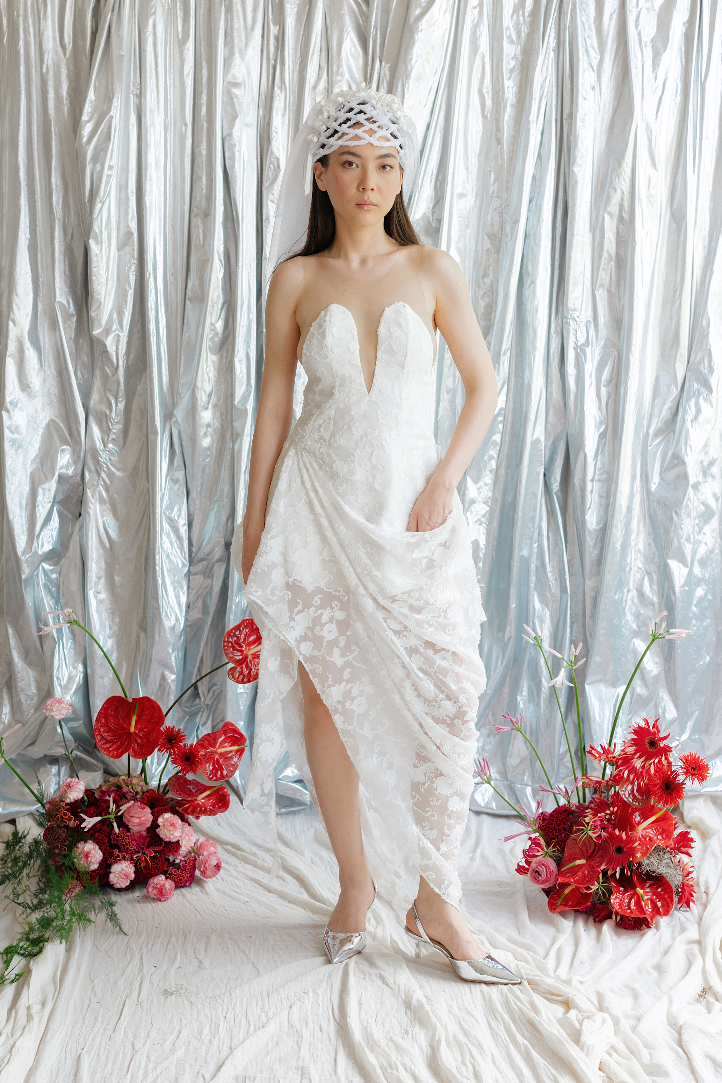 RLE Bride Studio Casso 432 - A Contemporary East Asian Inspired Bridal Fashion Editorial, Featuring RLE Bride RLE Bride Studio Casso 432
