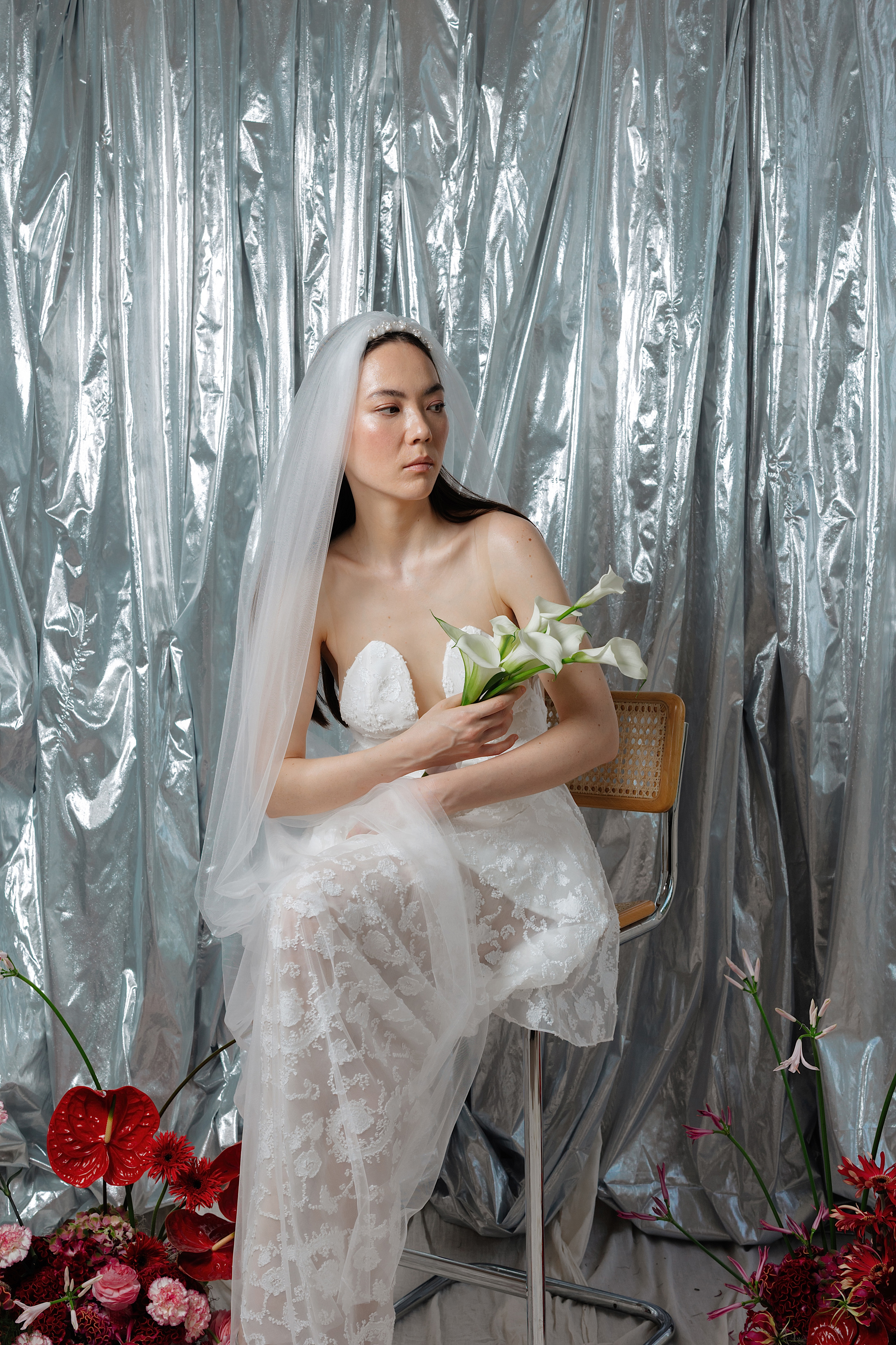 RLE Bride Studio Casso 454 - A Contemporary East Asian Inspired Bridal Fashion Editorial, Featuring RLE Bride RLE Bride Studio Casso 454