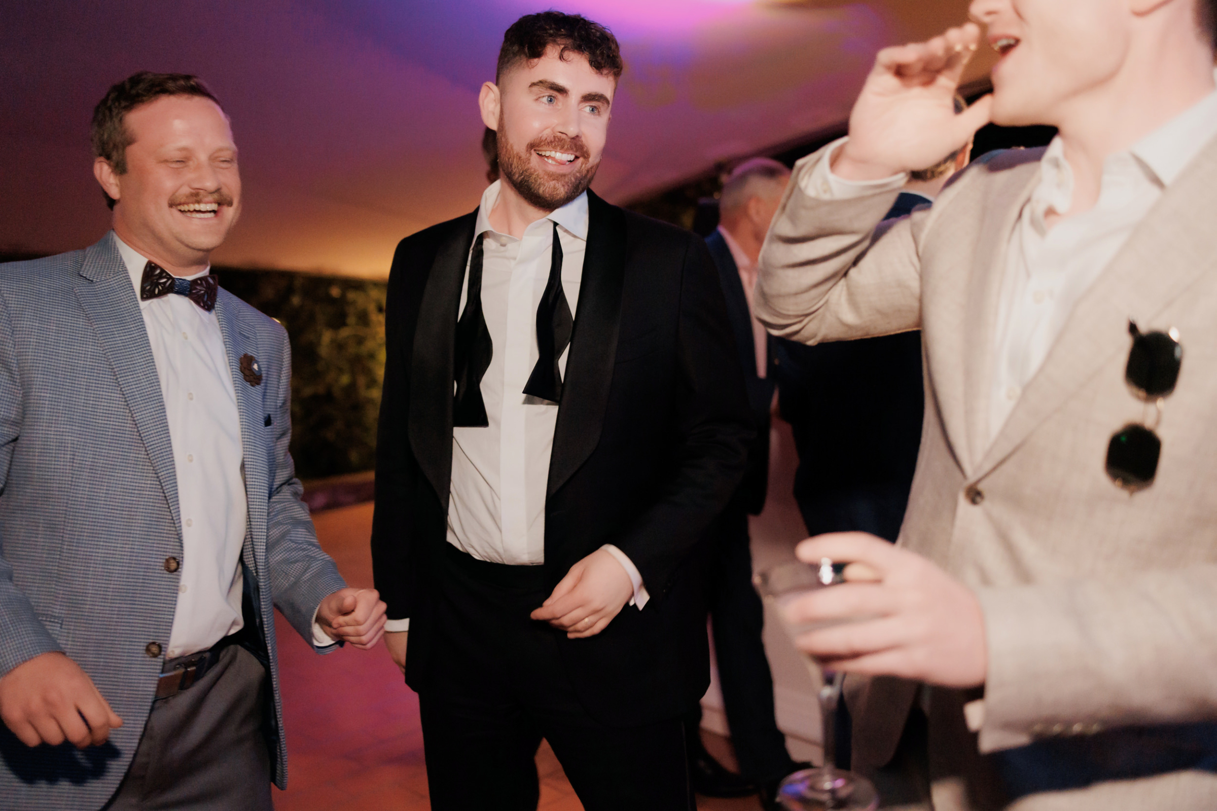 An Arakii Suit with Oversized Jacket for a Chic Italian Wedding at Antico Borgo 85 Wedding at Antico Borgo San Lorenzo in Poggibonsi, Italy.