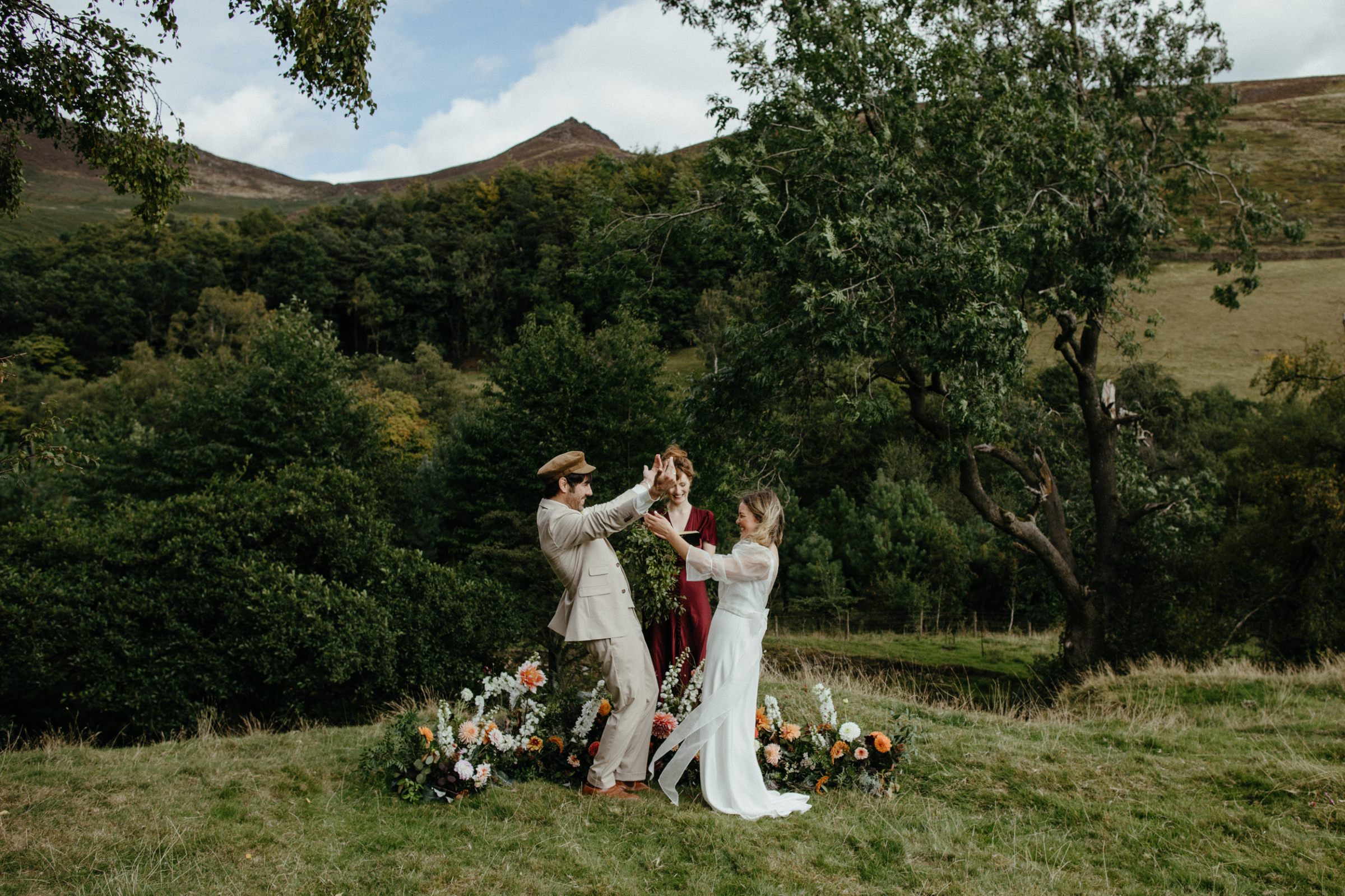 Sarah & Bobby's Nature Inspired, Autumn Equinox Wedding at The Edale Gathering 70 Clover London Bride The Edale Gathering Wedding 58