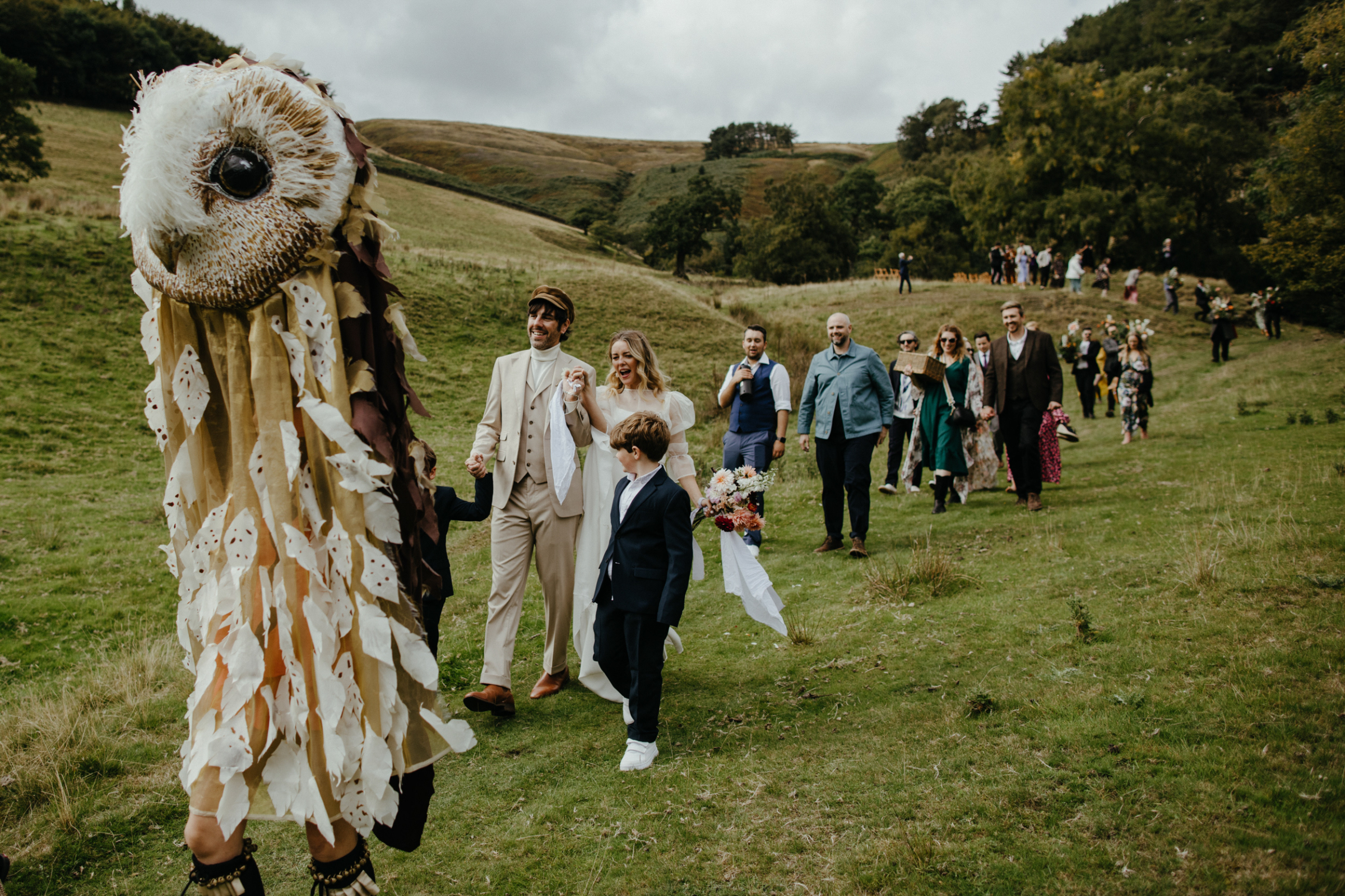 Sarah & Bobby's Nature Inspired, Autumn Equinox Wedding at The Edale Gathering 77 Clover London Bride The Edale Gathering Wedding 79