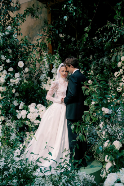 ‘The Garden Room’, A Rose Garden Inspired Wedding Brought Indoors at Clevedon Hall in Somerset