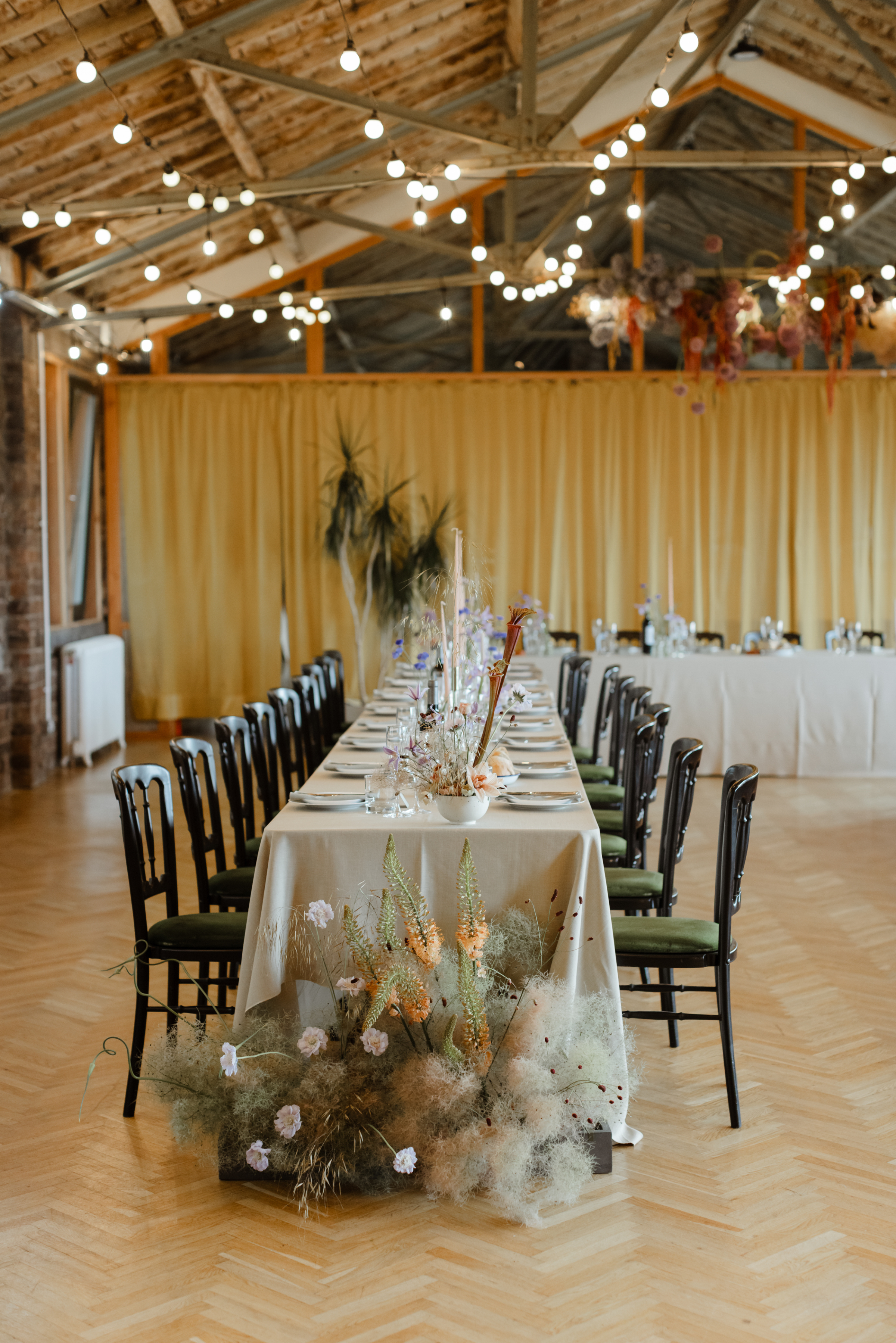 Chris and Barbara’s Delightful Family Wedding at Kibble Palace, Glasgow 106 Glasgow Wedding Yellow Dress Caro Weiss Photography 112