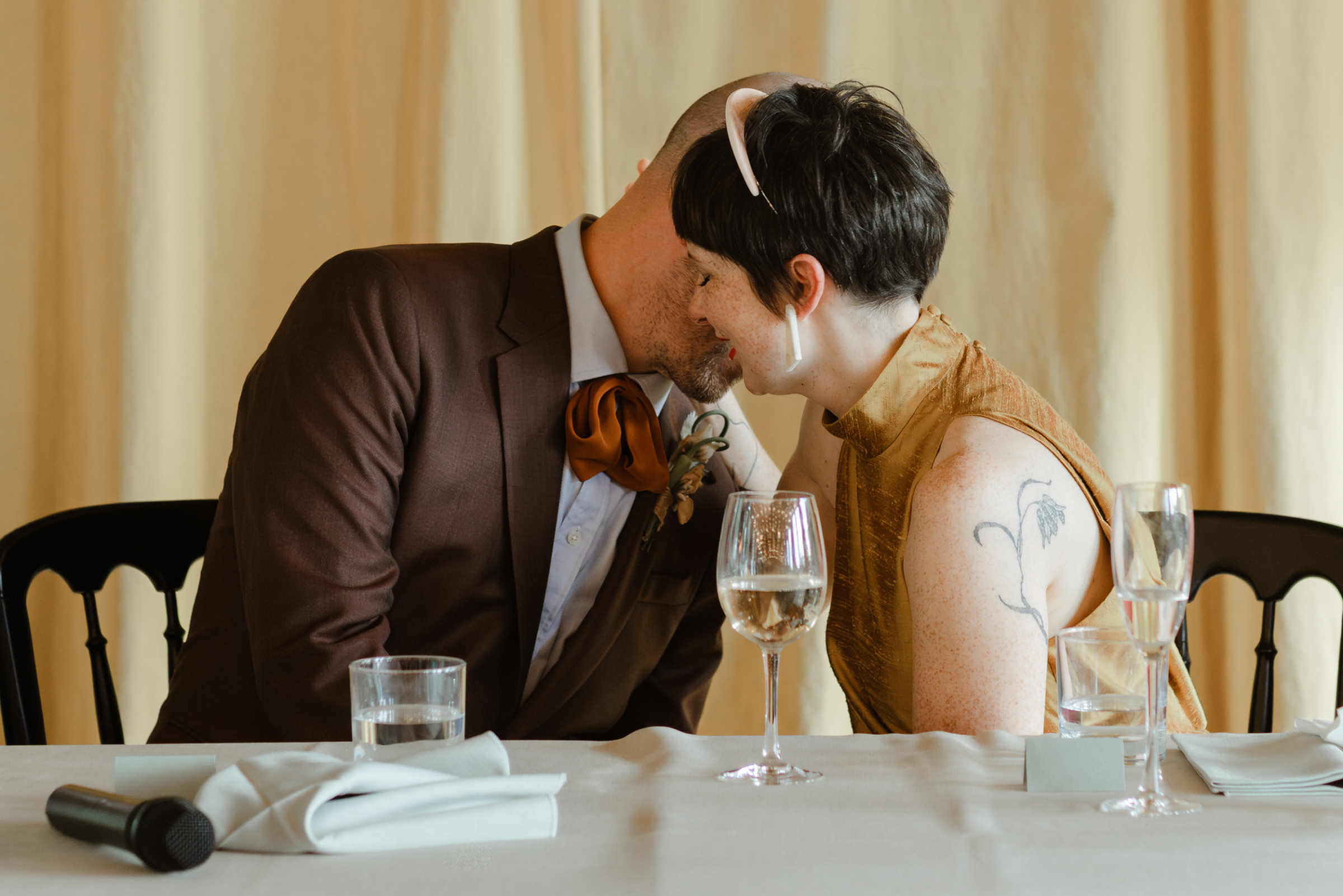 Chris and Barbara’s Delightful Family Wedding at Kibble Palace, Glasgow 111 Glasgow Wedding Yellow Dress Caro Weiss Photography 157