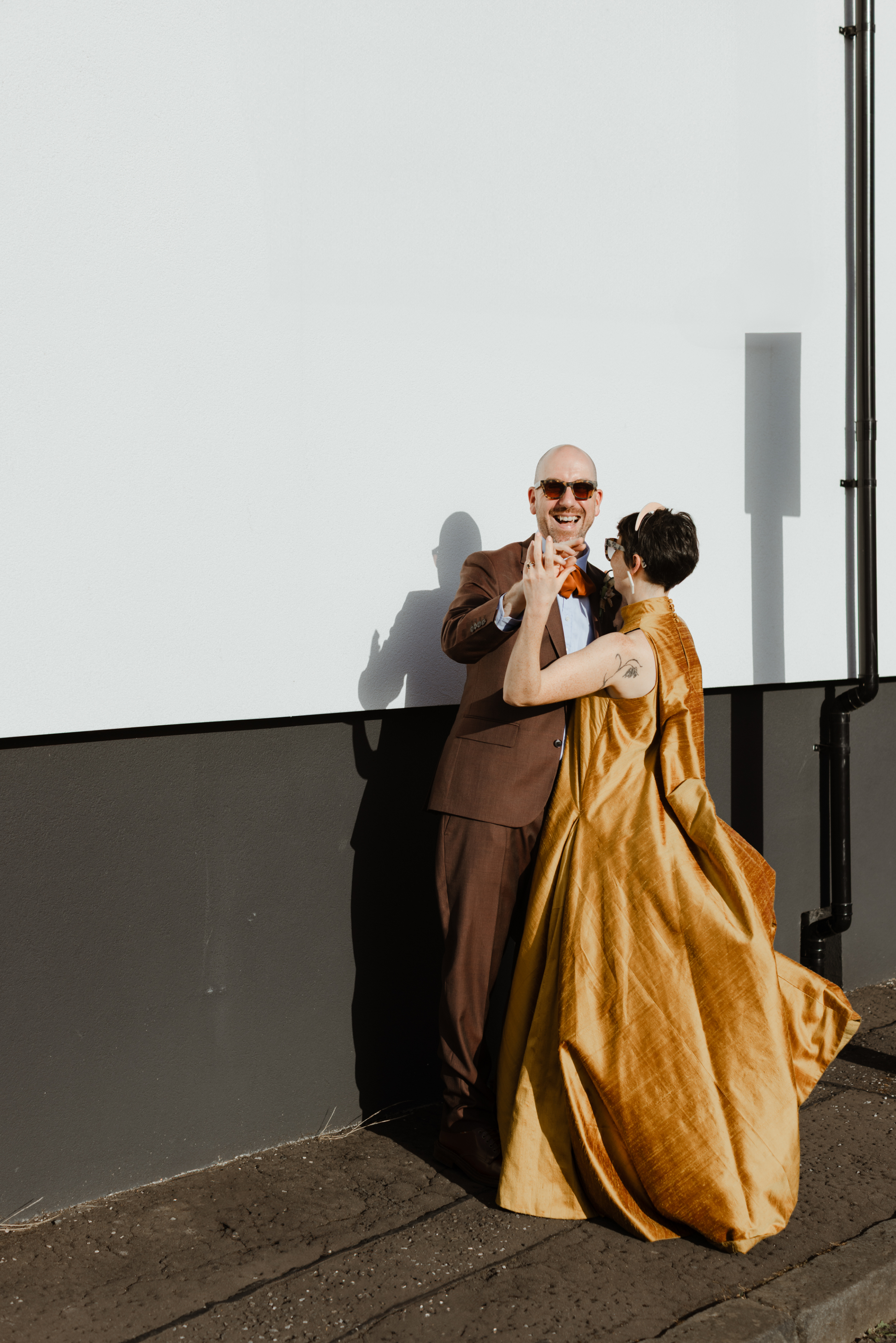 Chris and Barbara’s Delightful Family Wedding at Kibble Palace, Glasgow 99 Glasgow Wedding Yellow Dress Caro Weiss Photography 163