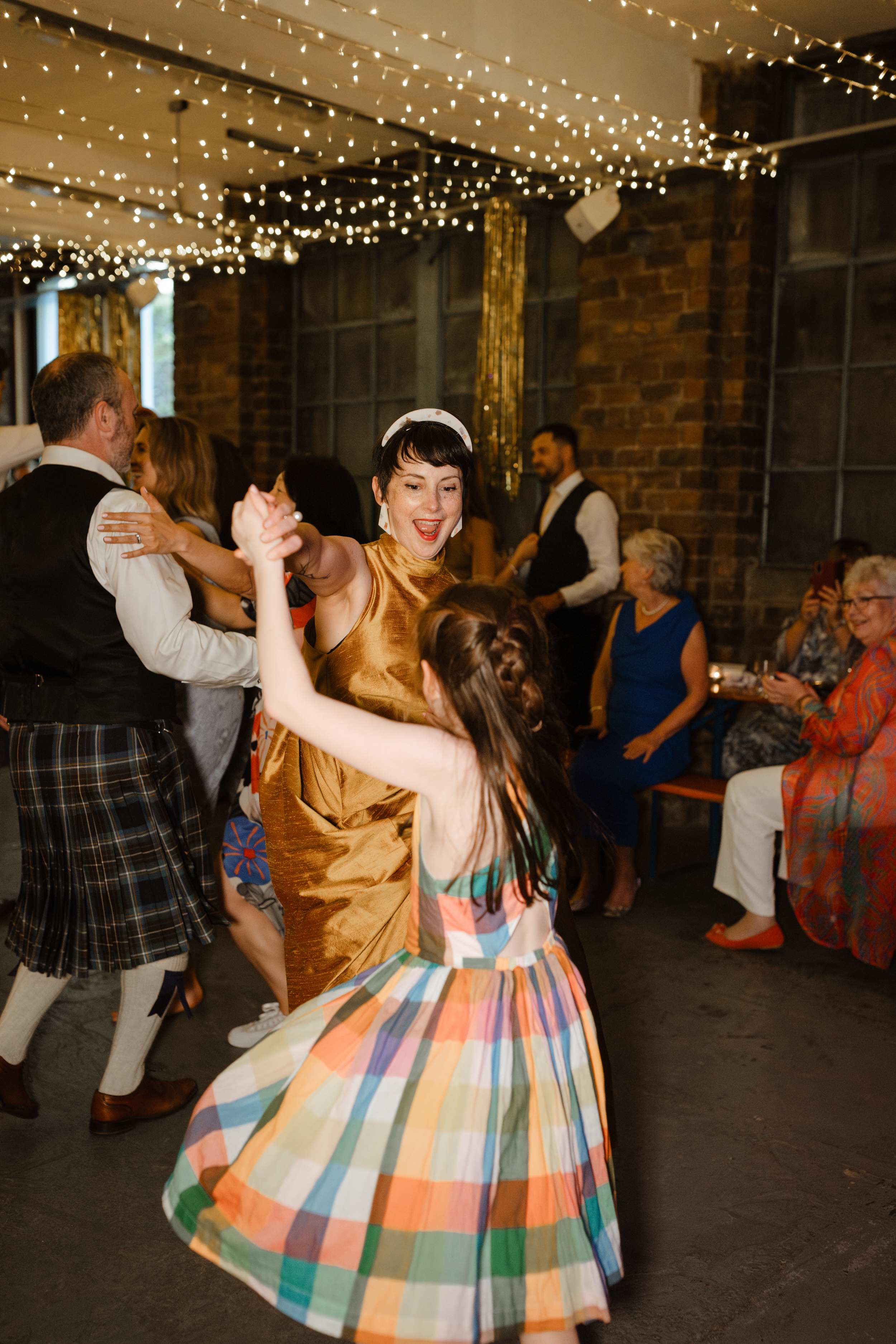 Chris and Barbara’s Delightful Family Wedding at Kibble Palace, Glasgow 117 Glasgow Wedding Yellow Dress Caro Weiss Photography 172