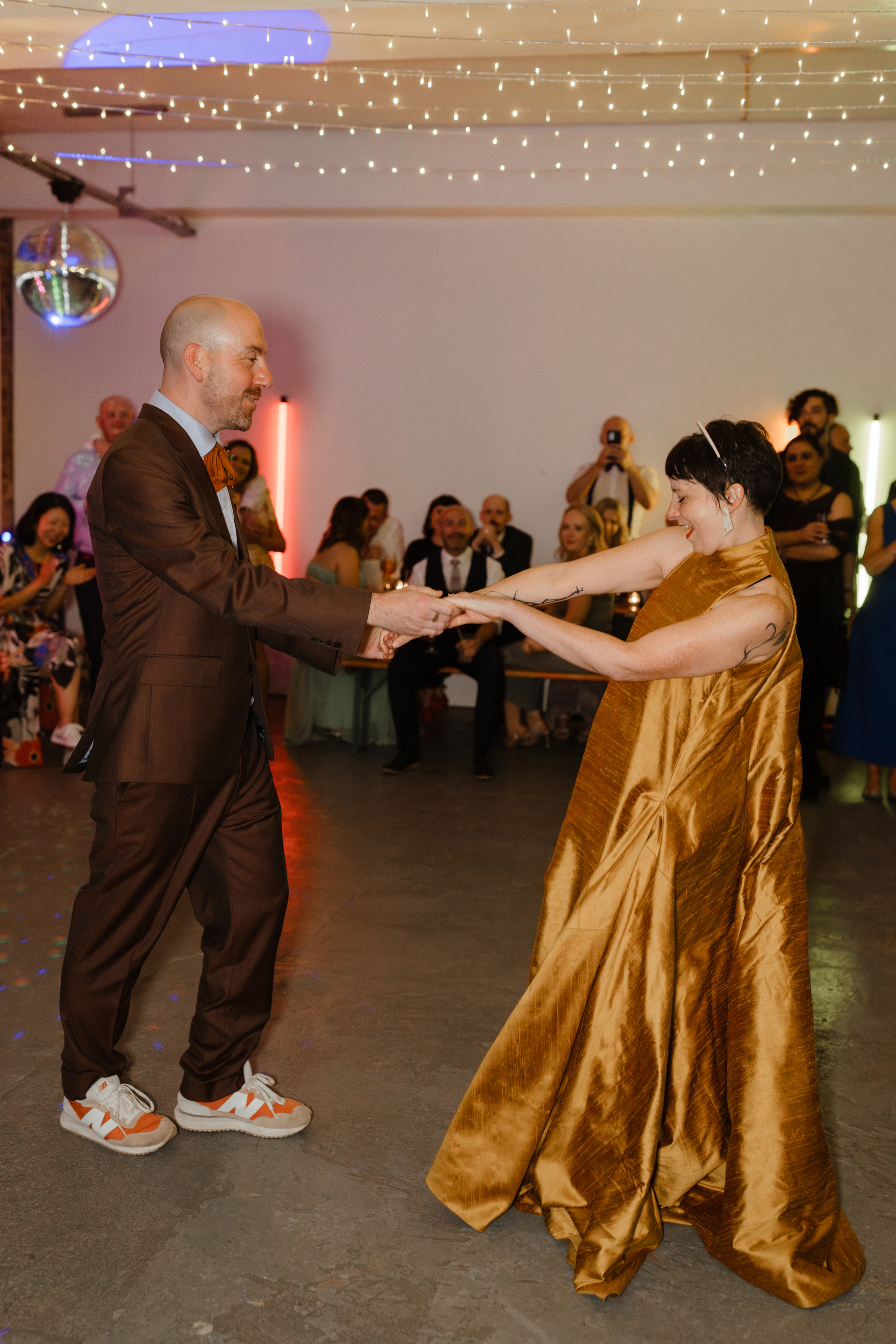 Chris and Barbara’s Delightful Family Wedding at Kibble Palace, Glasgow 112 Glasgow Wedding Yellow Dress Caro Weiss Photography 179