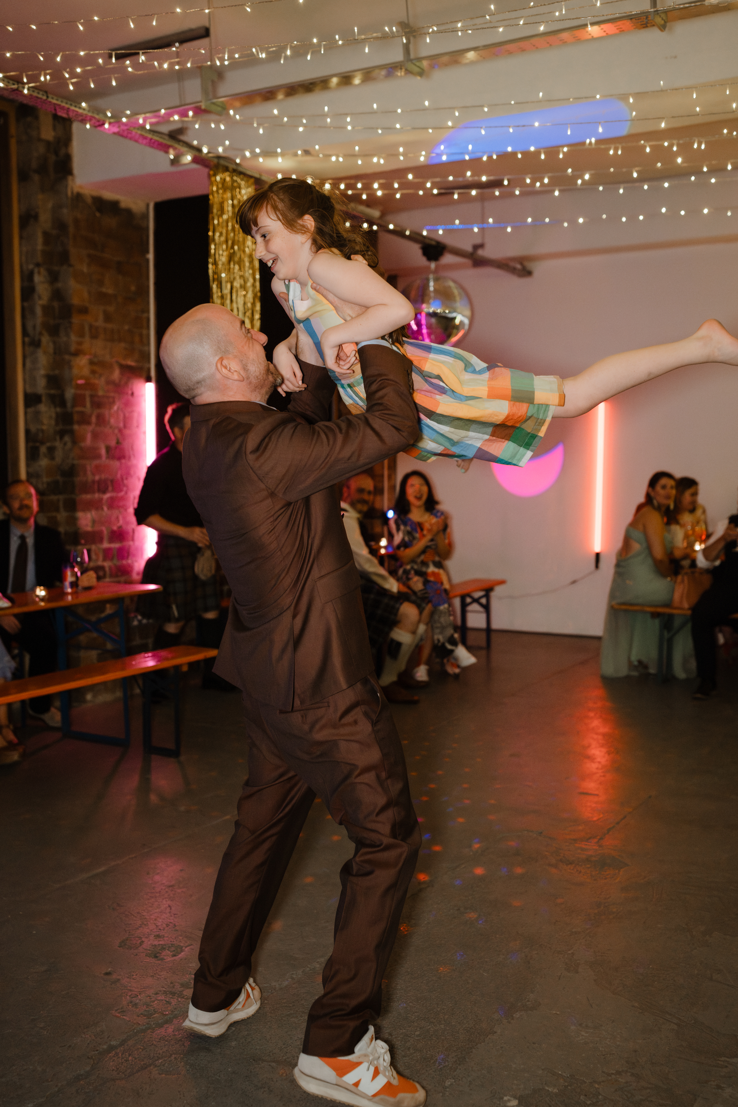 Chris and Barbara’s Delightful Family Wedding at Kibble Palace, Glasgow 118 Glasgow Wedding Yellow Dress Caro Weiss Photography 193