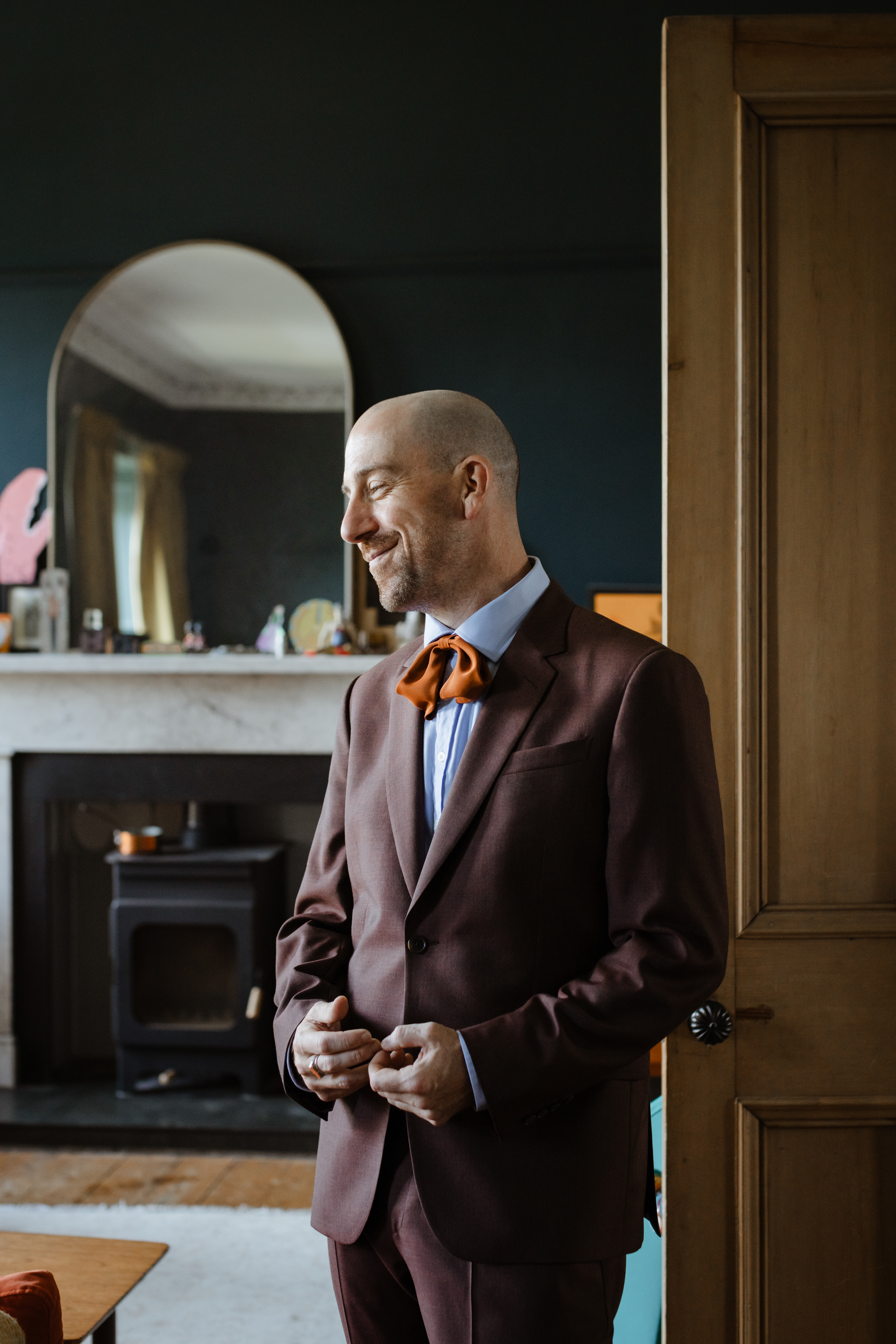 Chris and Barbara’s Delightful Family Wedding at Kibble Palace, Glasgow 45 Glasgow Wedding Yellow Dress Caro Weiss Photography 29