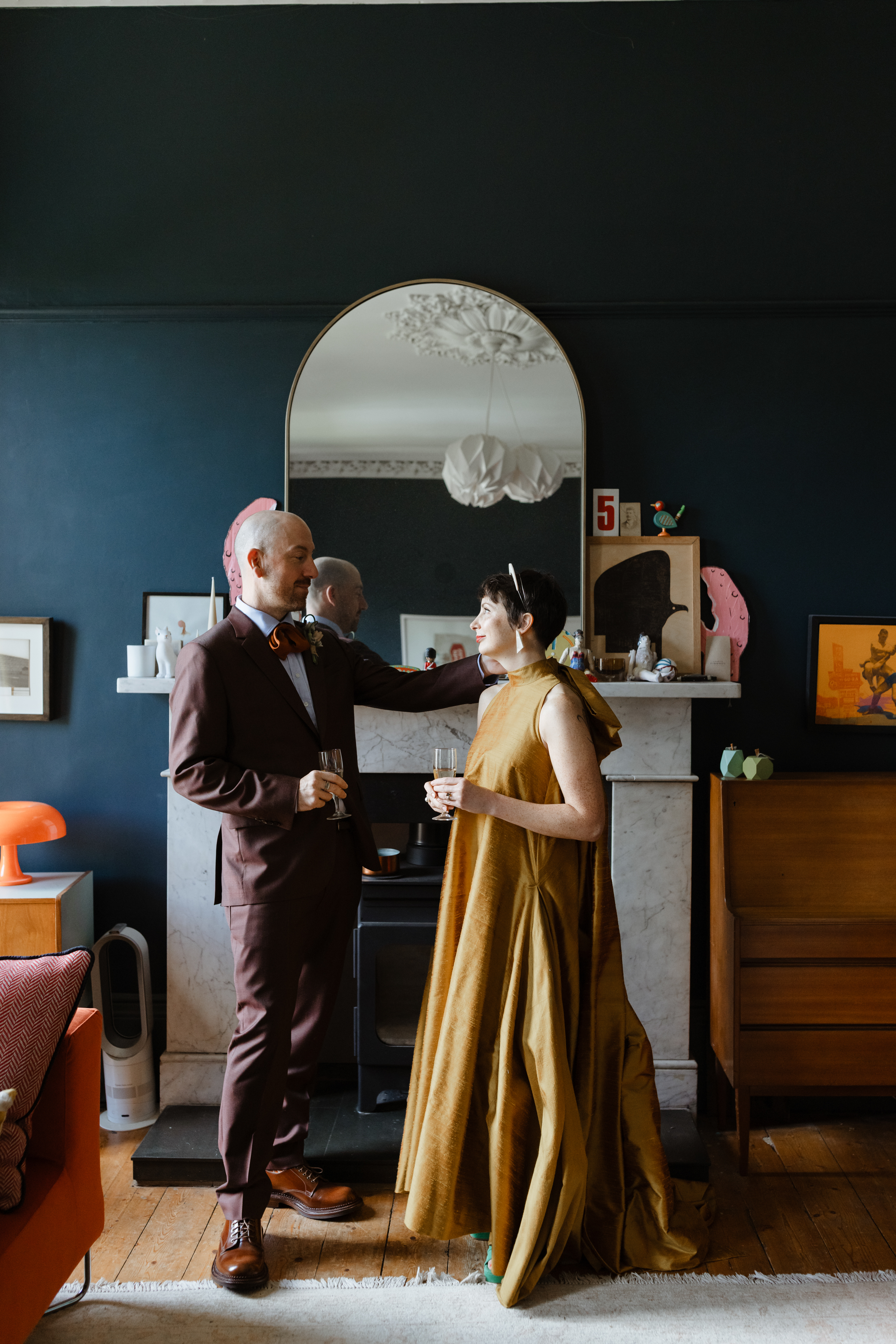 Chris and Barbara’s Delightful Family Wedding at Kibble Palace, Glasgow 75 Glasgow Wedding Yellow Dress Caro Weiss Photography 36