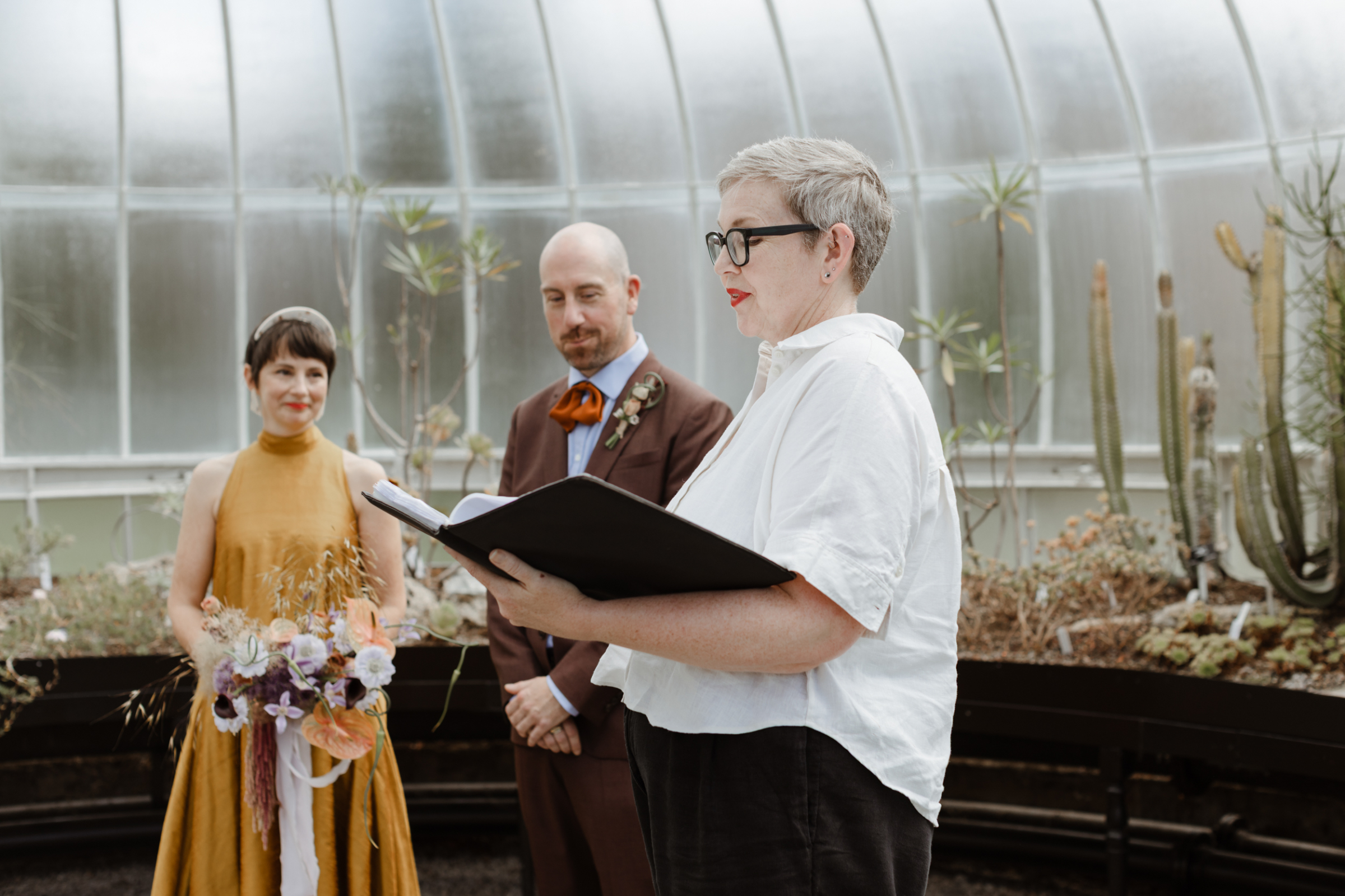 Chris and Barbara’s Delightful Family Wedding at Kibble Palace, Glasgow 83 Glasgow Wedding Yellow Dress Caro Weiss Photography 59