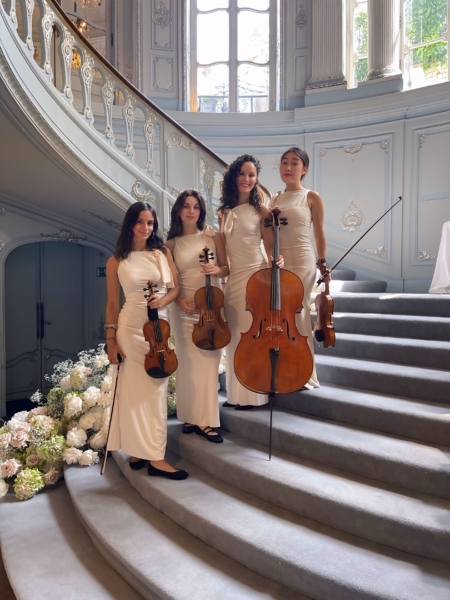 bridgerton wedding string quartet