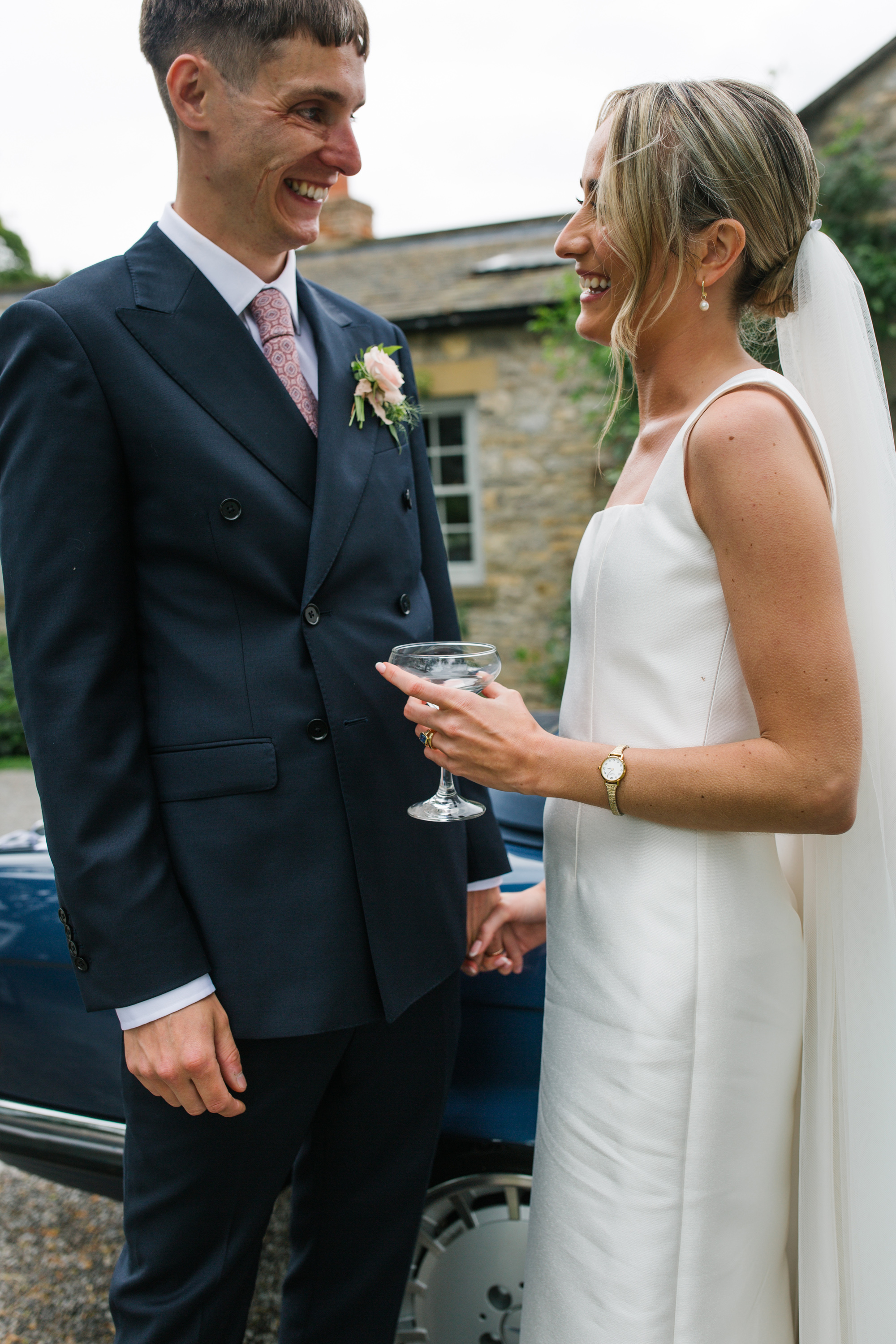 Maisie Wore Jessica Bennett for Her Spring Pastel Flower Filled Wedding at Middleton Lodge 72 Spring Pastel Church Wedding Middleton Lodge Feverfew Florist Nell Mallia Photography33