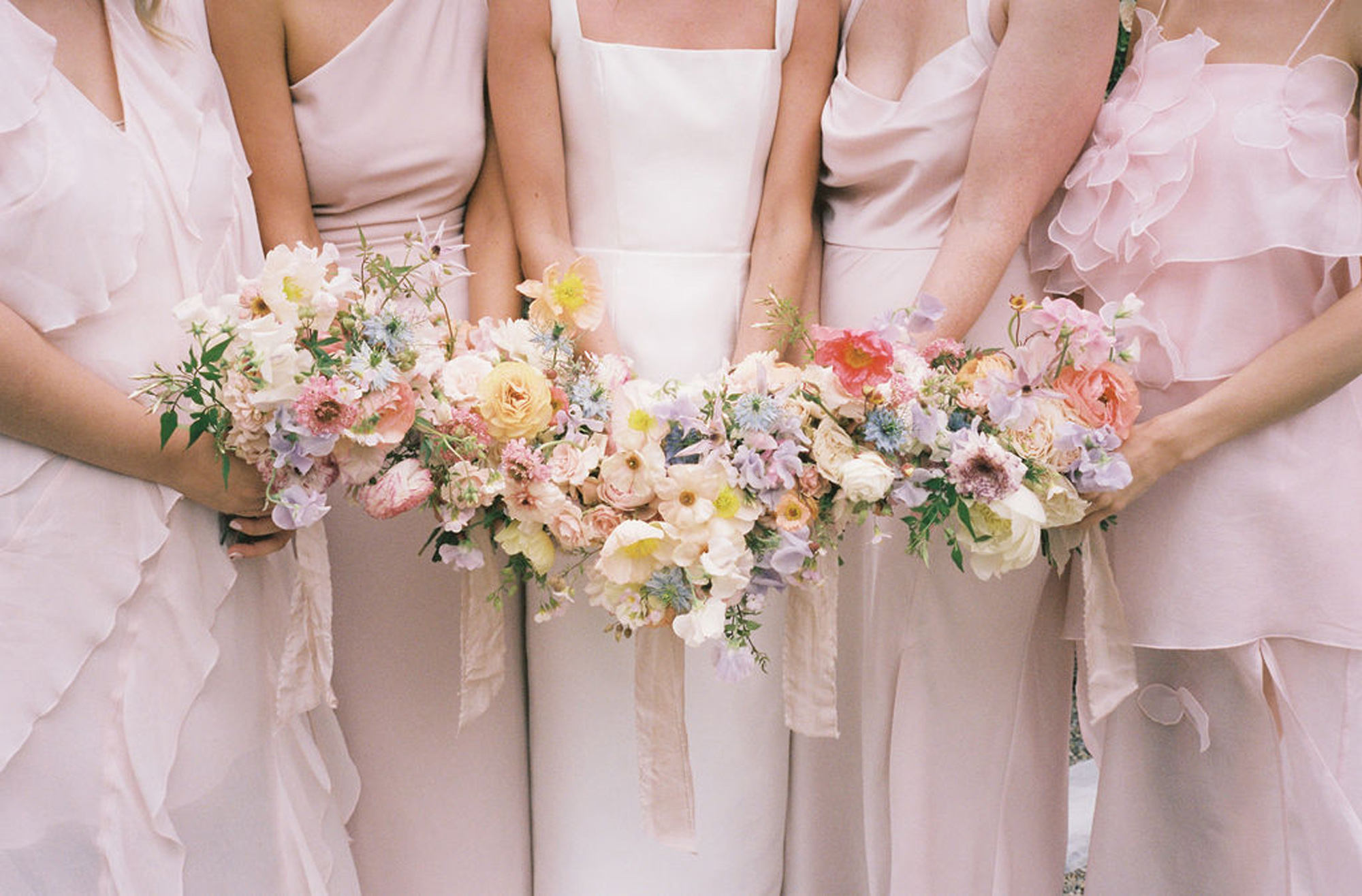 Maisie Wore Jessica Bennett for Her Spring Pastel Flower Filled Wedding at Middleton Lodge 31 Spring Pastel Church Wedding Middleton Lodge Feverfew Florist Nell Mallia Photography94