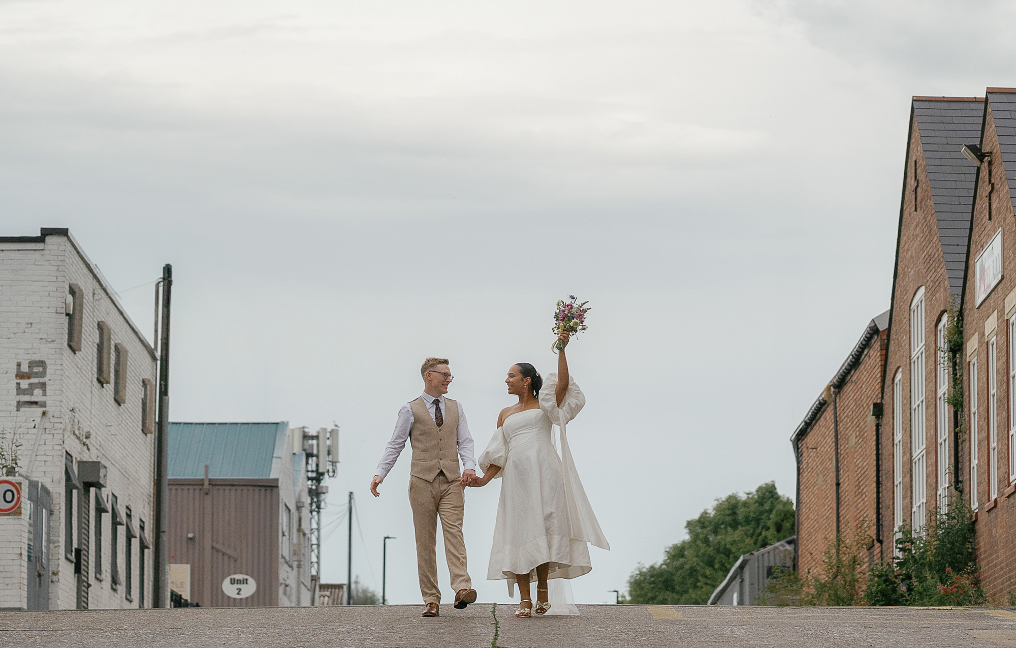 Amy & Tom's Stripped Back & Fun Tyne Bank Brewery Wedding 58 Tyne Bank Brewery Wedding Aje Dress 100