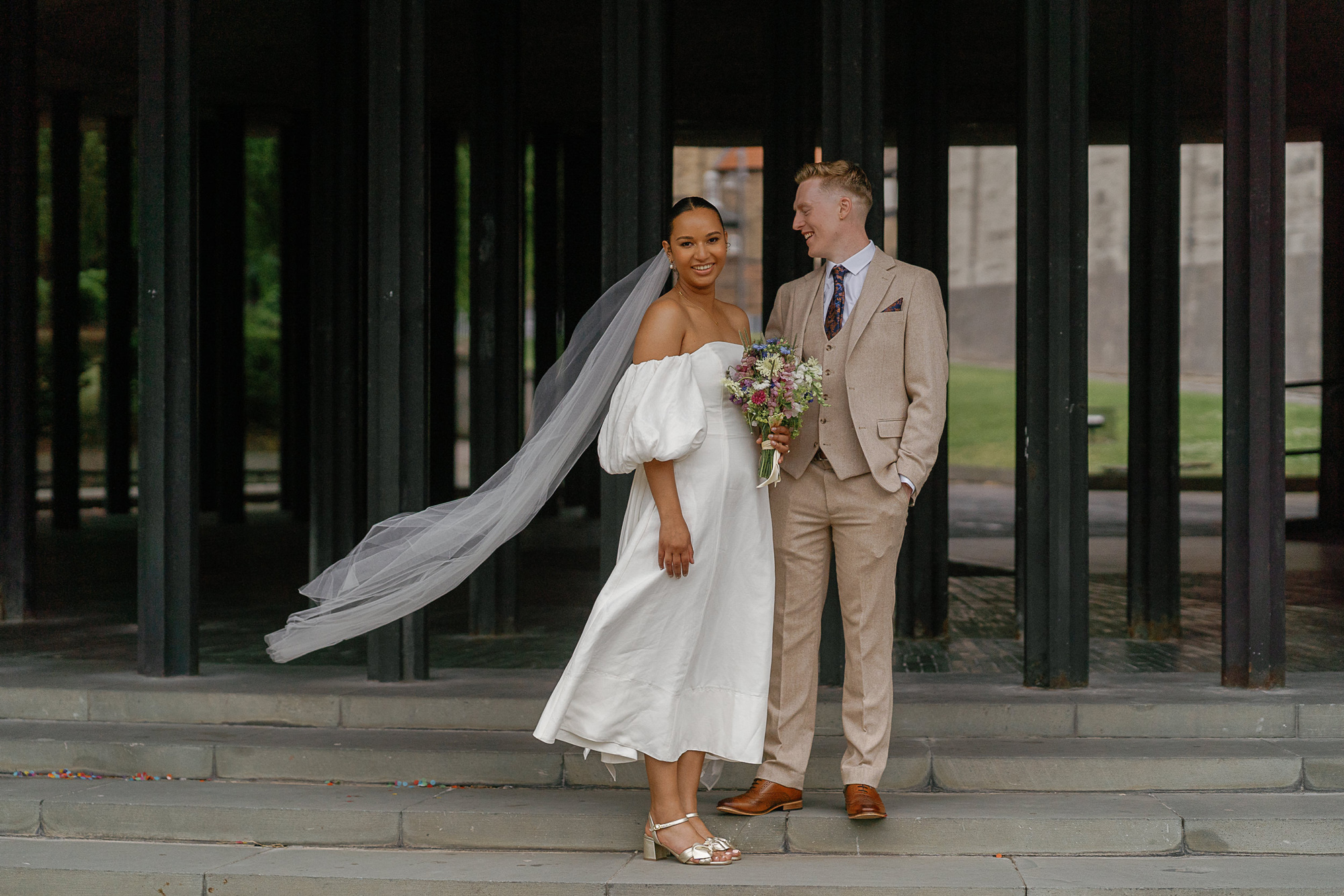 Amy & Tom's Stripped Back & Fun Tyne Bank Brewery Wedding 1 Tyne Bank Brewery Wedding Aje Dress 58
