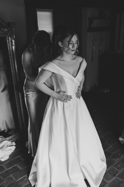 Suzanne neville sapphire wedding gown
