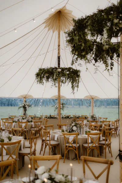 Marquee wedding Lake District