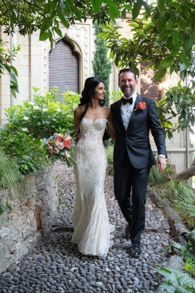 Nadia and Ryan’s Joyful Multicultural Wedding at Isola del Garda in Italy