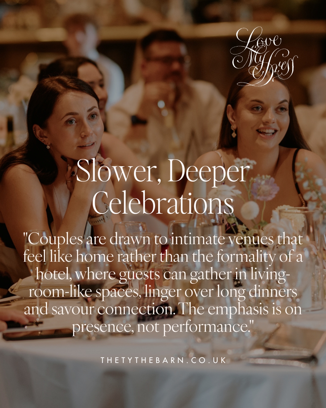 The New Wedding Aesthetic: A Sense of Home. Slower, deeper celebrtions.