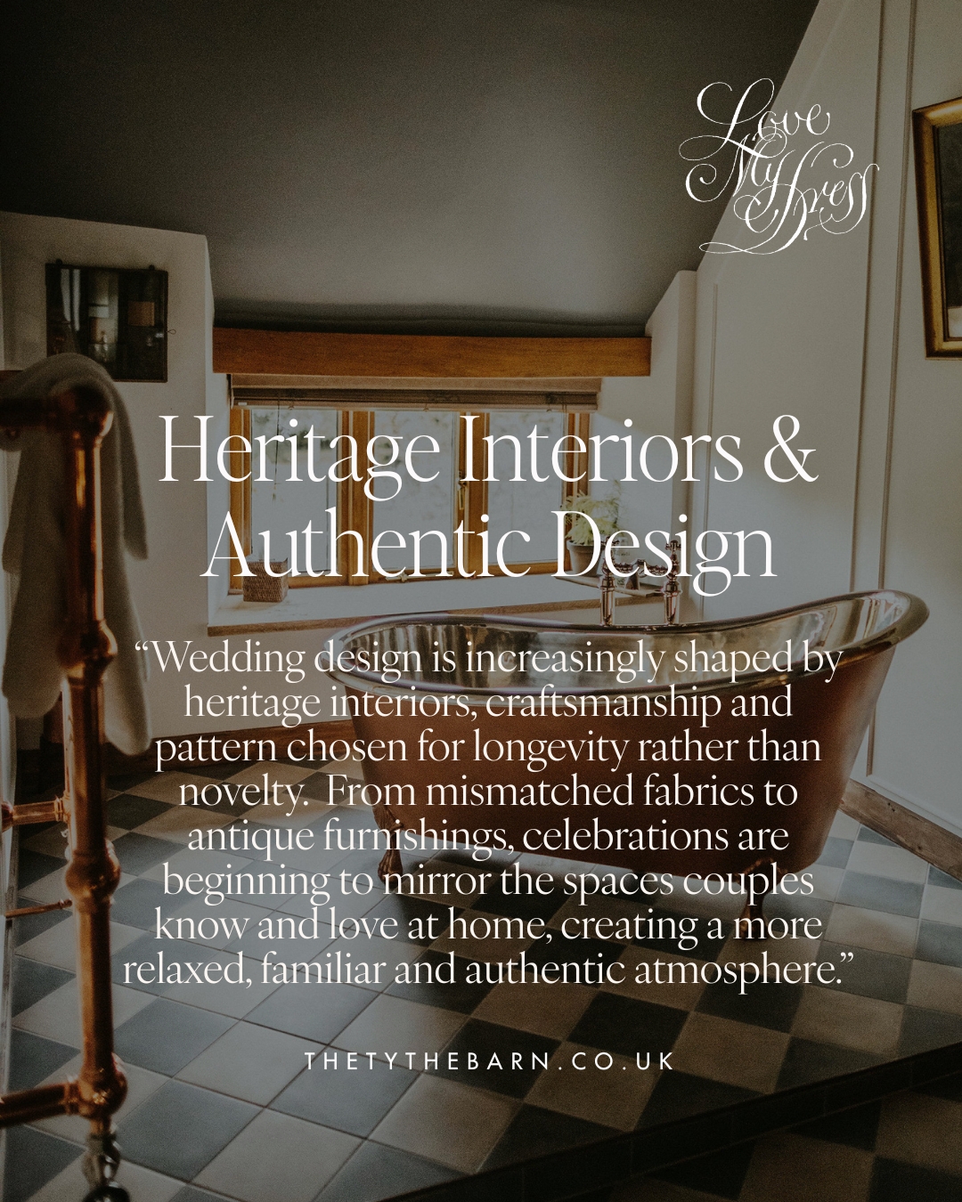 The New Wedding Aesthetic: A Sense of Home. Heritage, interiors and authentic design.