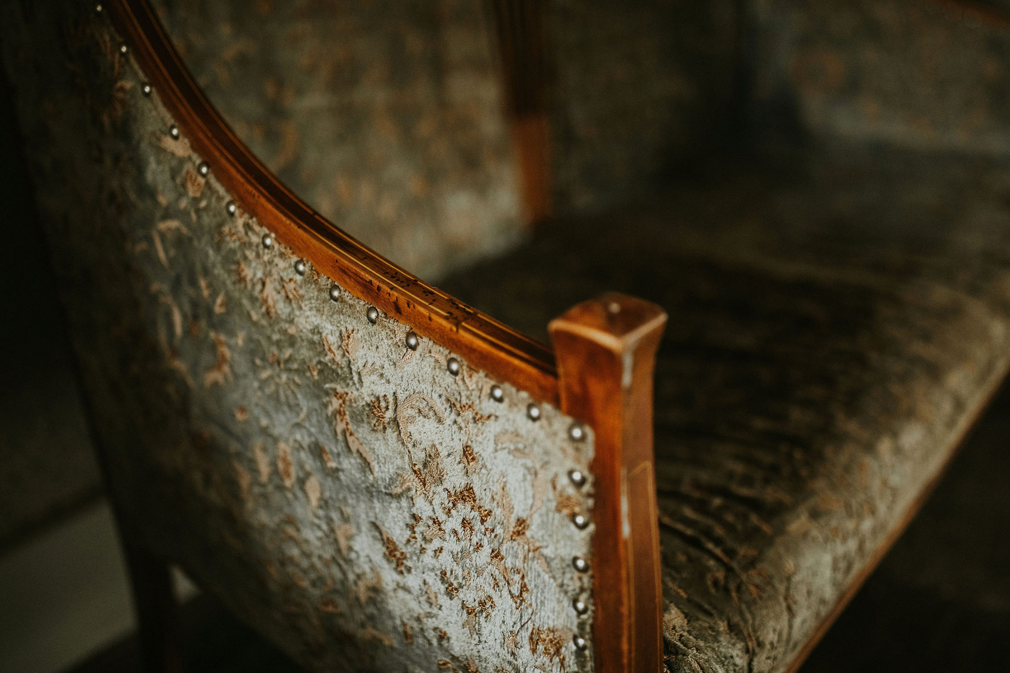 The New Wedding Aesthetic: A Sense of Home 13 Traditional furniture at Tythe, Oxfordshire barn wedding venue