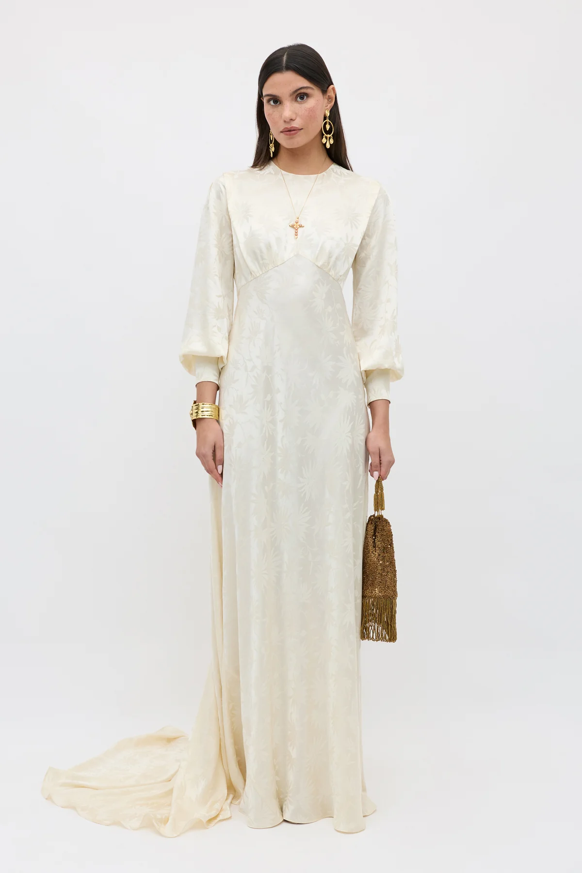 Clementine Silk Gown