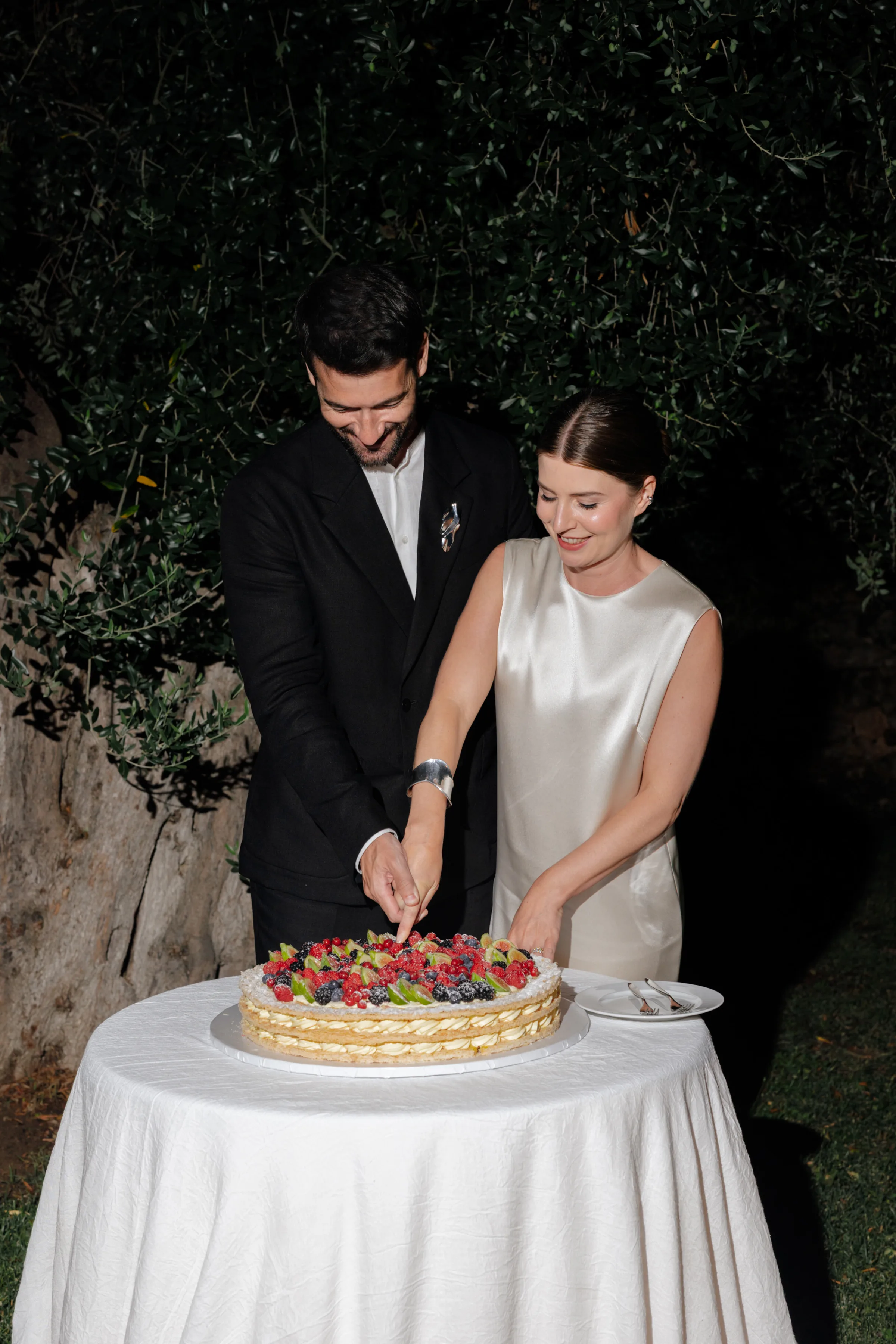 Sophie et Voila Bride Wedding Puglia Italy 188 - Angharad Wore Sophie et Voila for her Modern, Minimalist Destination Wedding in Puglia, Italy Sophie et Voila Bride Wedding Puglia Italy 188
