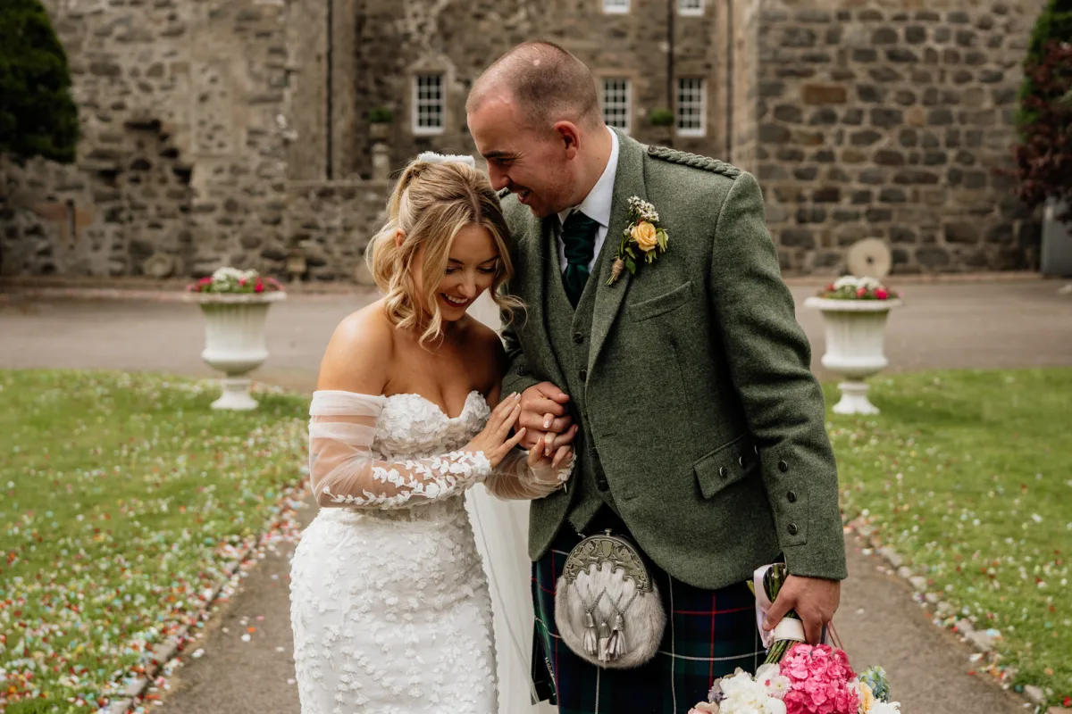 Barn at Barra Castle Wedding | Aberdeenshire, Scotland