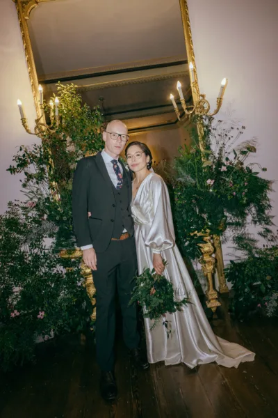 Tom & Cami’s Heartfelt & Bilingual Winter Wedding at Garthmyl Hall, Wales