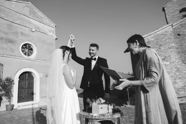 Wild Beauty and Warm Hearts: A Sunset Elopement in Le Marche, Italy