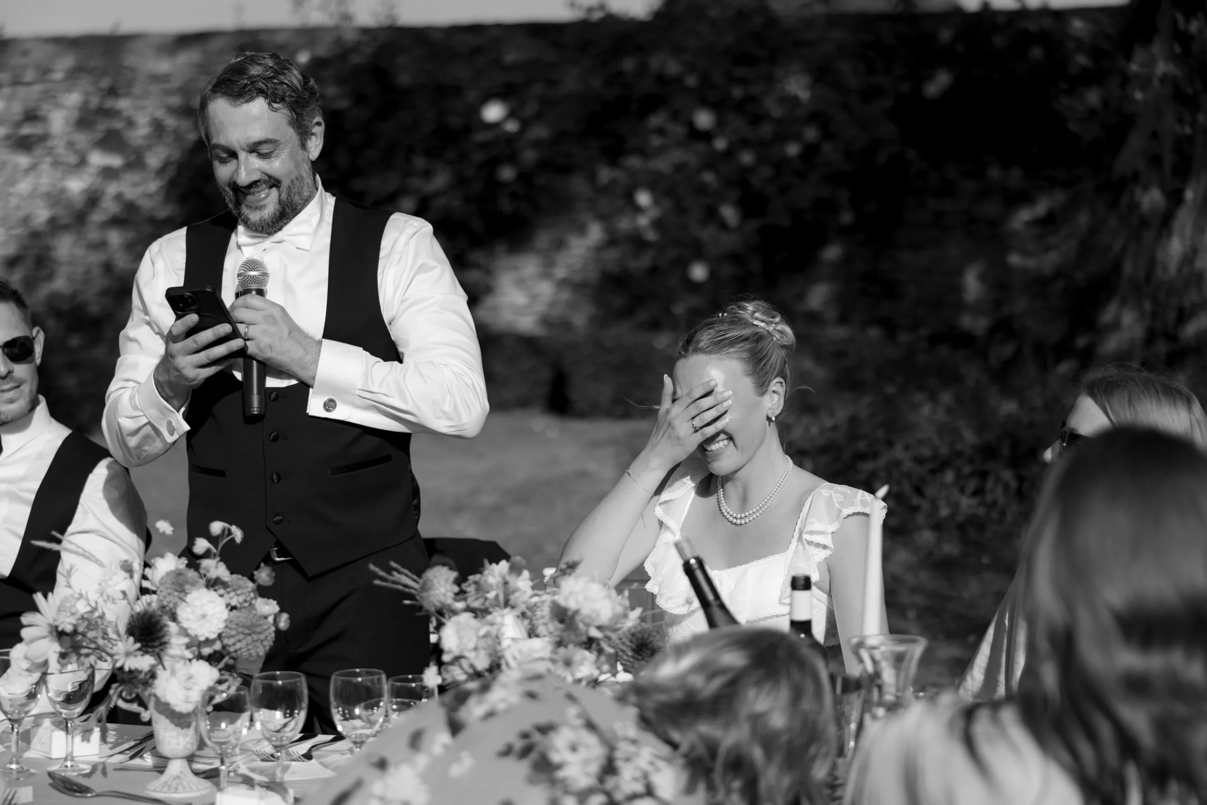 Intimate Wedding Gathering | Chateau Cazenac, Dordogne