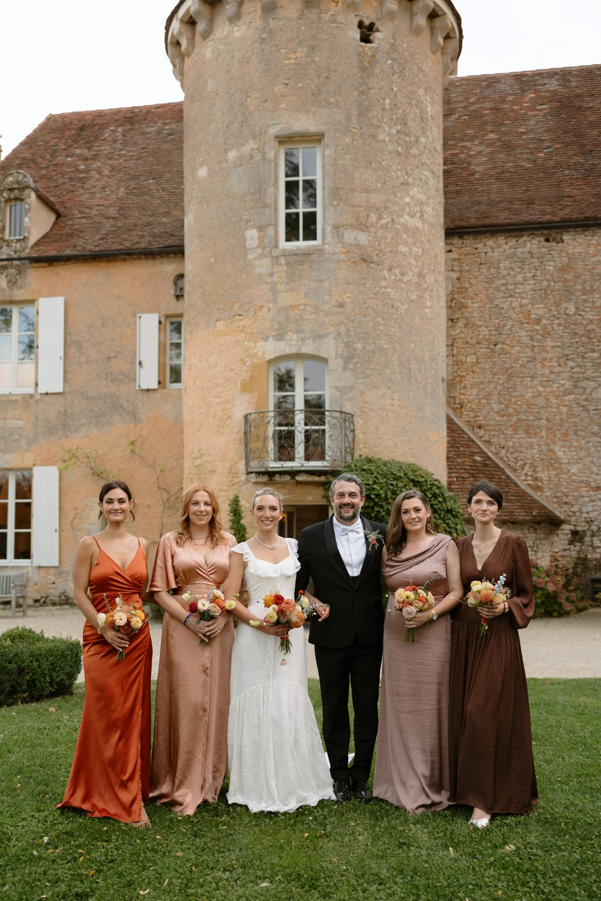 Indie Bride London Chateau Cazenac wedding France 170 - Laura & Ben's Romantic & Intimate Wedding Day Gathering at Chateau Cazenac in The Dordogne Indie Bride London Chateau Cazenac wedding France 170