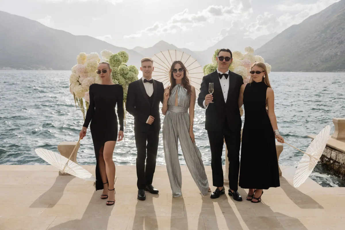 Intimate Montenegro Wedding at Villa Shah, Bay of Kotor