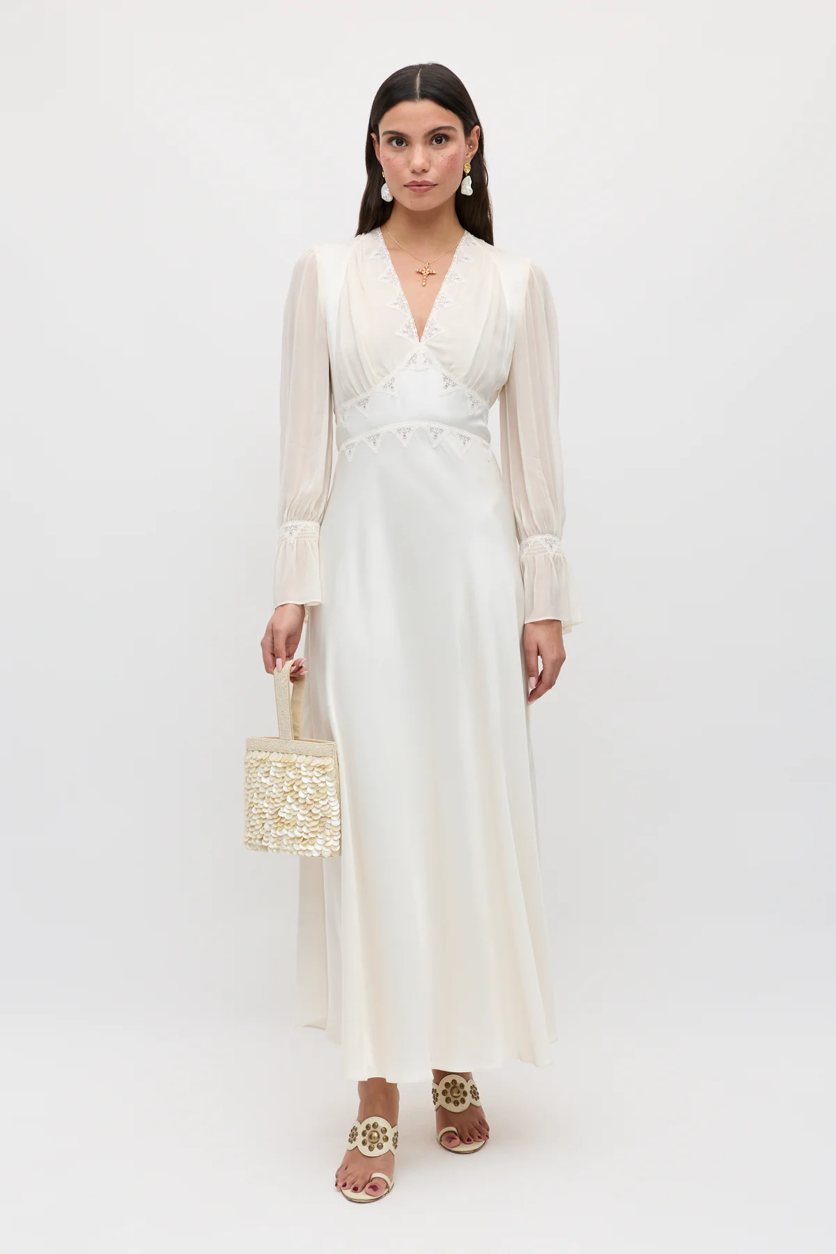 Rixo Arlena Satin Dress