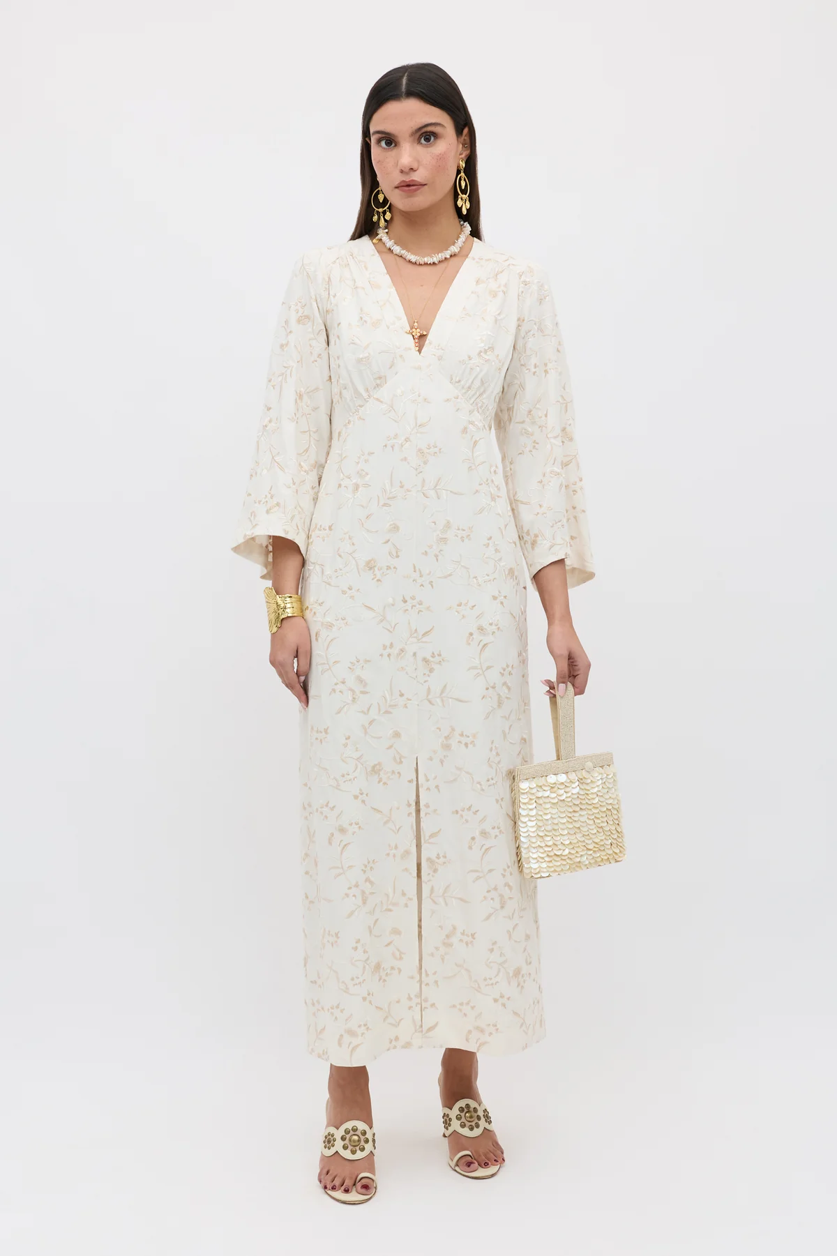 Dahlia Embroidered Dress