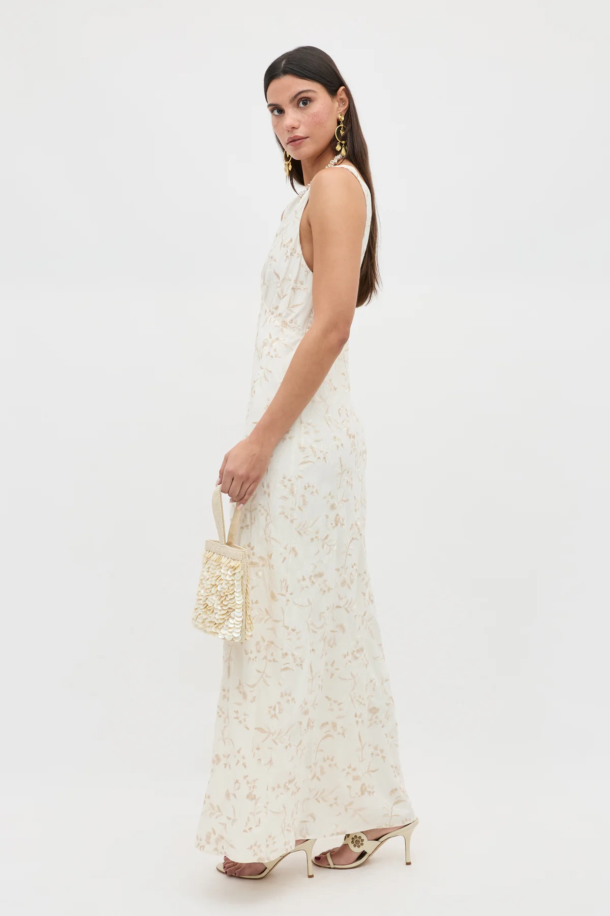 Fawn Embroidered Midi Dress