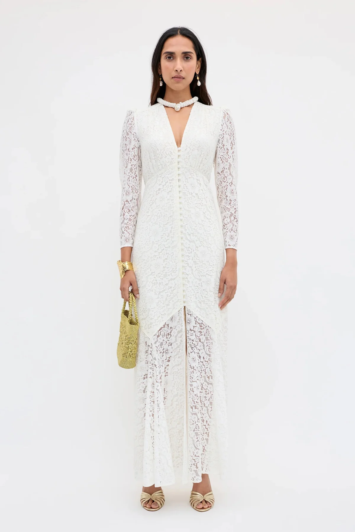 Fleur Corded Lace Gown