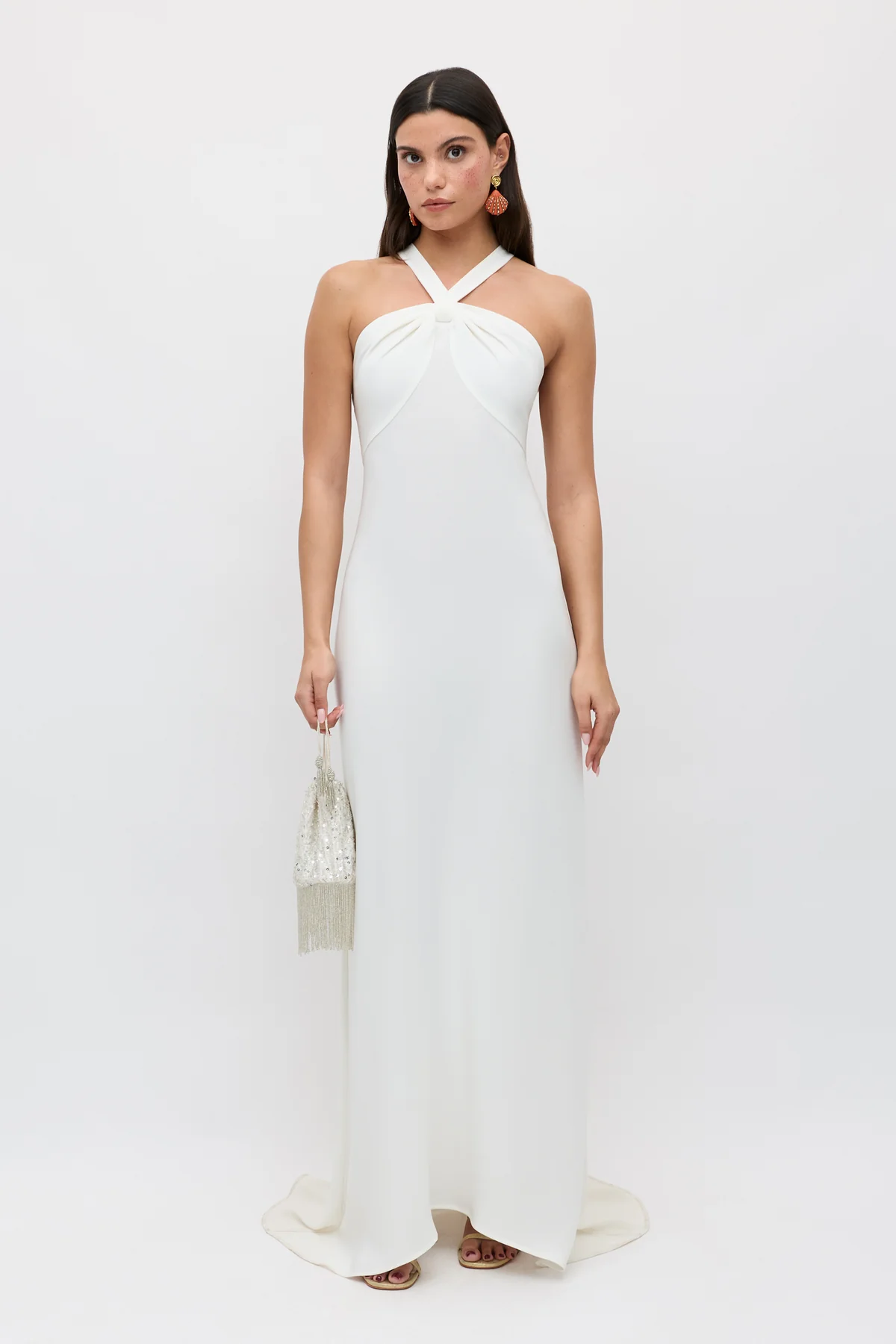 Giorgia Satin Back Crepe Gown