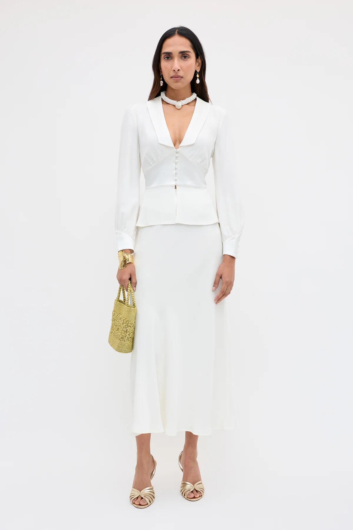 Joan Silk Skirt