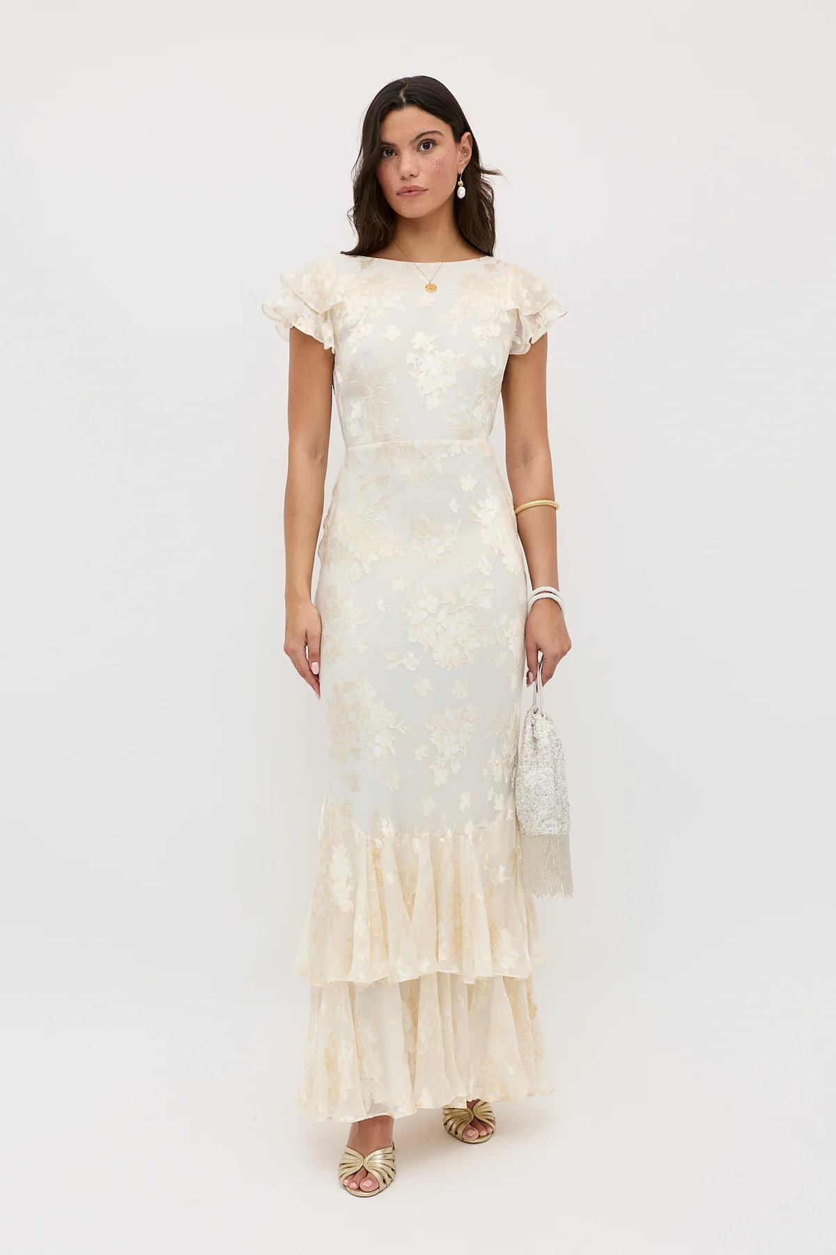 white lace maxi dresses MAEA MAXI DRESS White XS