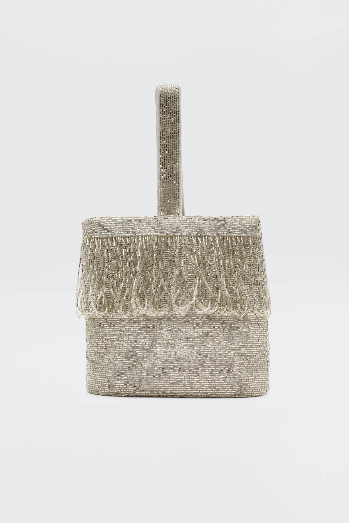 Zenni Beaded Bucket Bag