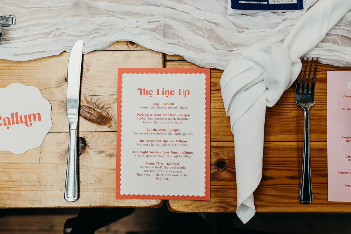 olourful Handfasting Ceremony at The Tin Shed, Scotland
