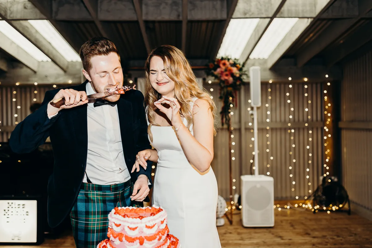 olourful Handfasting Ceremony at The Tin Shed, Scotland