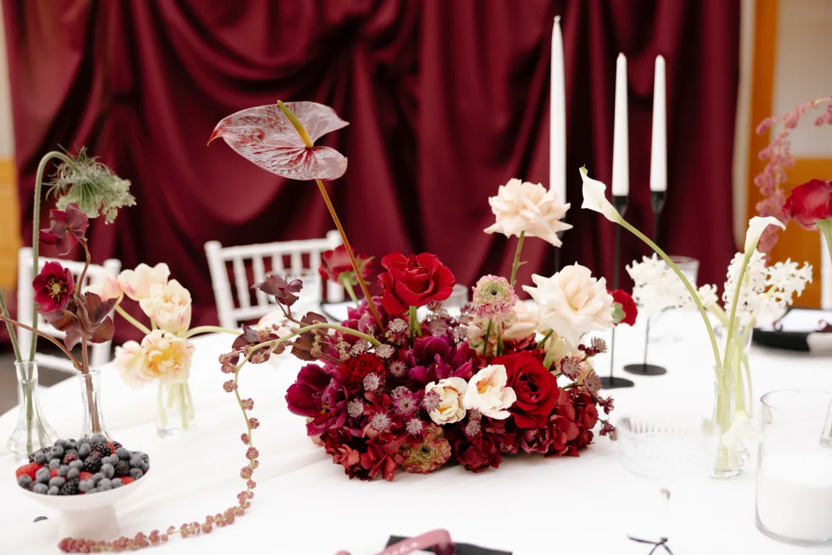 Matrimony in Merlot: Modern Romantic Wedding Inspiration