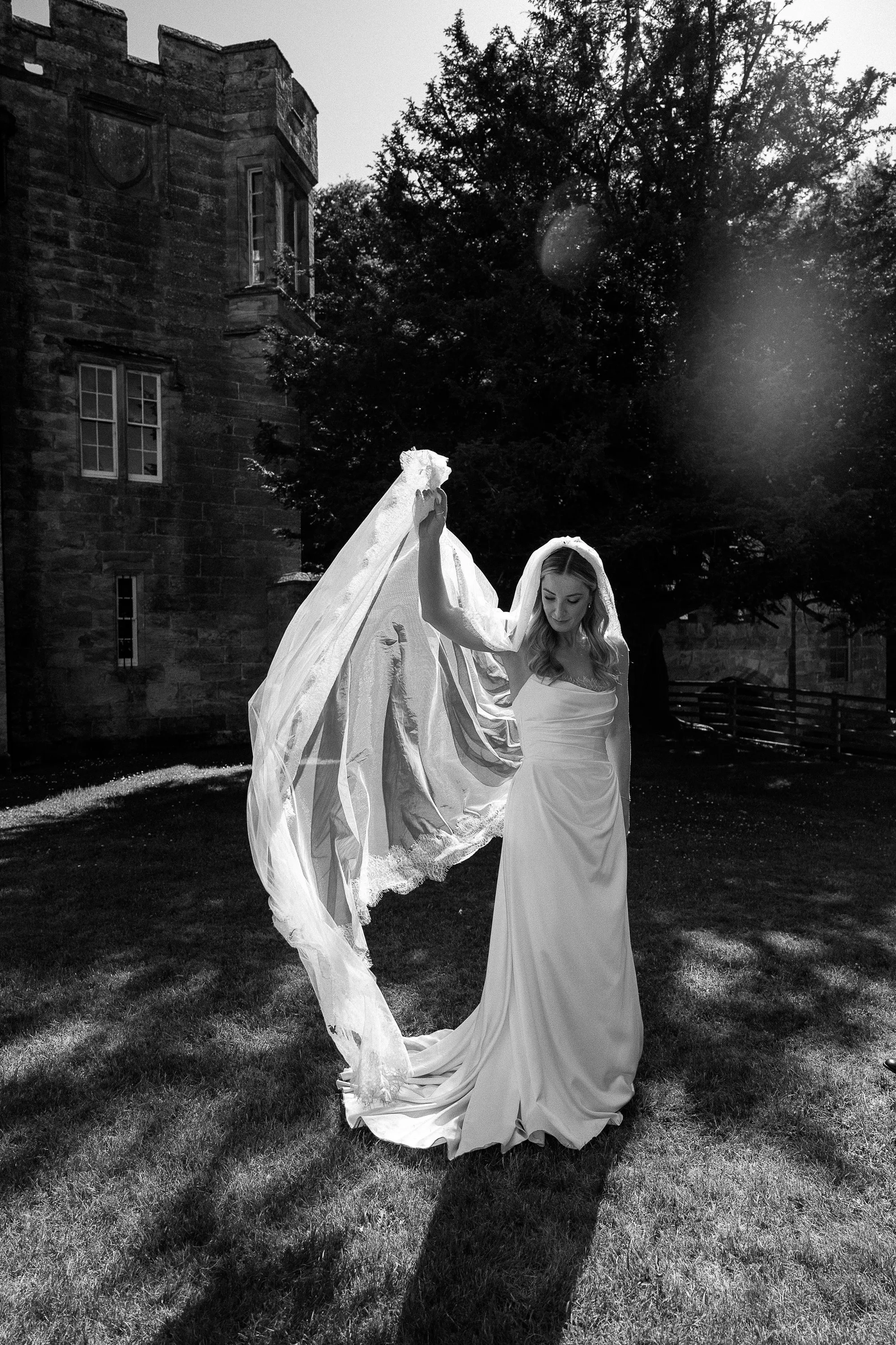 Brinkburn Abbey Wedding Helen Russell Photography.202 - Rosie Wore Divine Atelier For Her Pastel Colour, Garden Party Inspired Wedding at Brinkburn Priory Brinkburn Abbey Wedding Helen Russell Photography.202