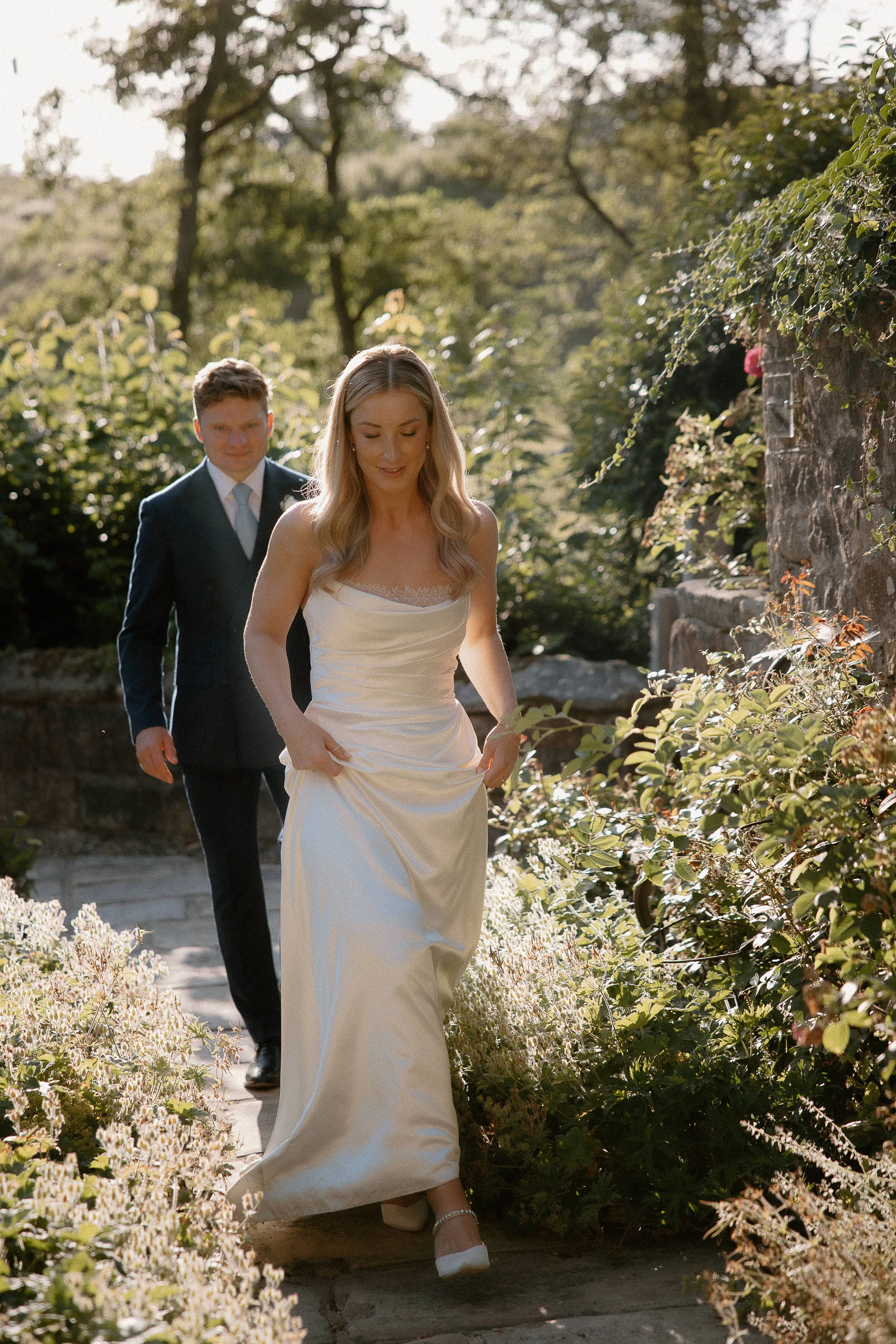 Brinkburn Abbey Wedding Helen Russell Photography.250 - Rosie Wore Divine Atelier For Her Pastel Colour, Garden Party Inspired Wedding at Brinkburn Priory Brinkburn Abbey Wedding Helen Russell Photography.250