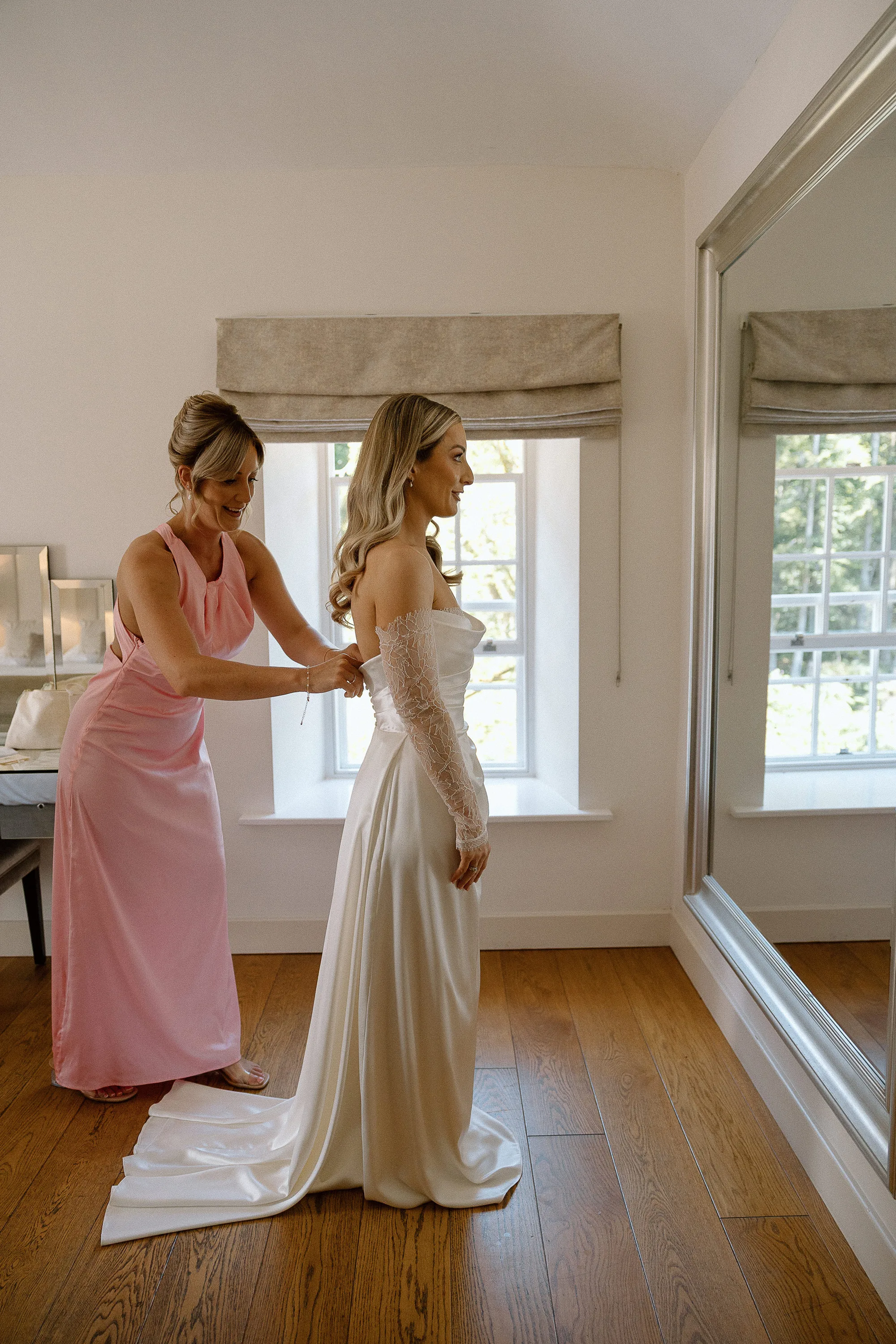 Brinkburn Abbey Wedding Helen Russell Photography.29 - Rosie Wore Divine Atelier For Her Pastel Colour, Garden Party Inspired Wedding at Brinkburn Priory Brinkburn Abbey Wedding Helen Russell Photography.29