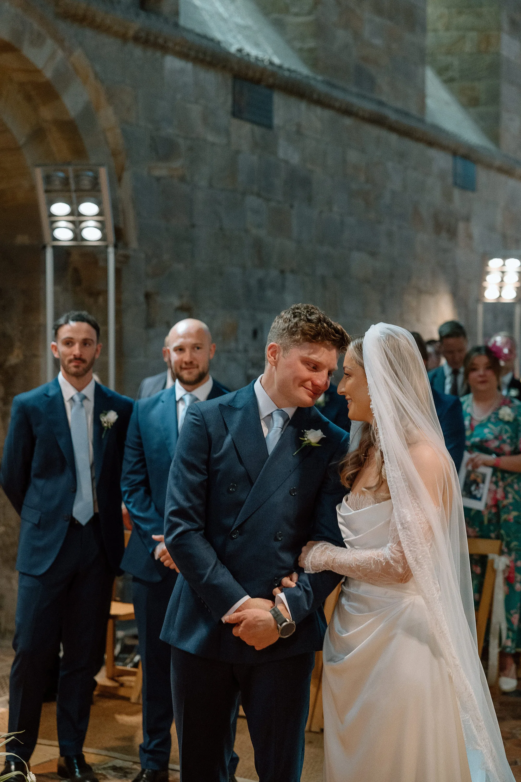 Brinkburn Abbey Wedding Helen Russell Photography.69 - Rosie Wore Divine Atelier For Her Pastel Colour, Garden Party Inspired Wedding at Brinkburn Priory Brinkburn Abbey Wedding Helen Russell Photography.69