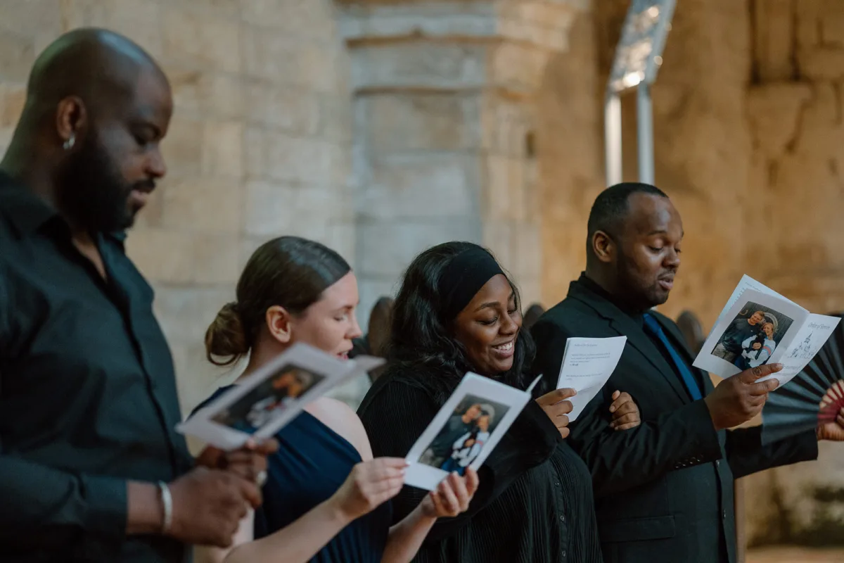 Brinkburn Priory Wedding with Pastel Bridesmaids